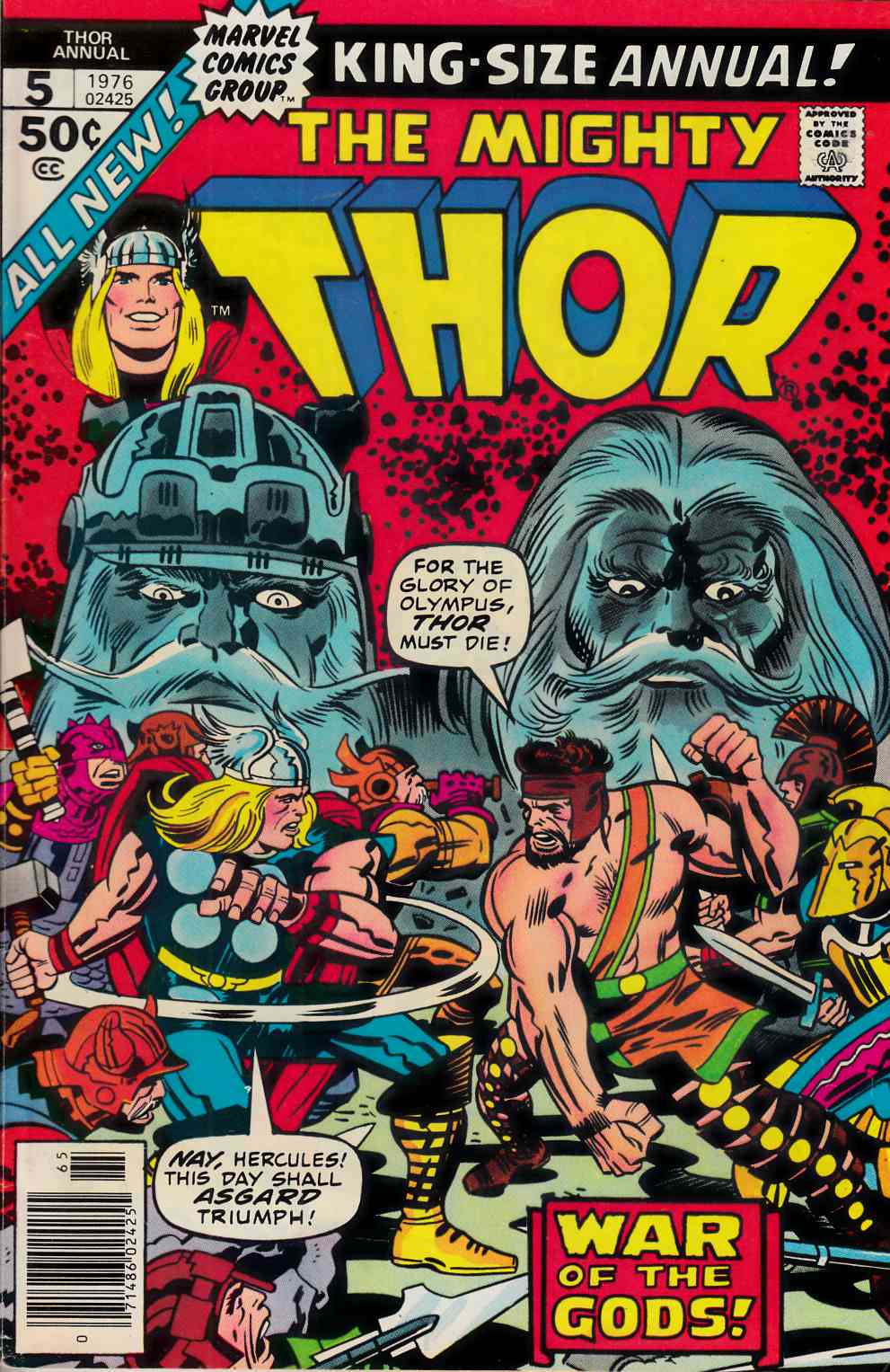 Thor Annual #5 Fine Plus (6.5) [Marvel Comic] LARGE