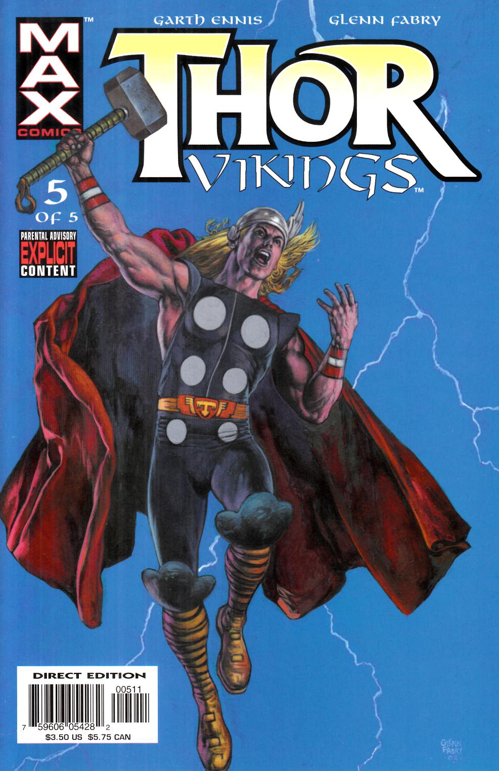 Thor Vikings #5 Near Mint (9.4) [Marvel Comic] THUMBNAIL
