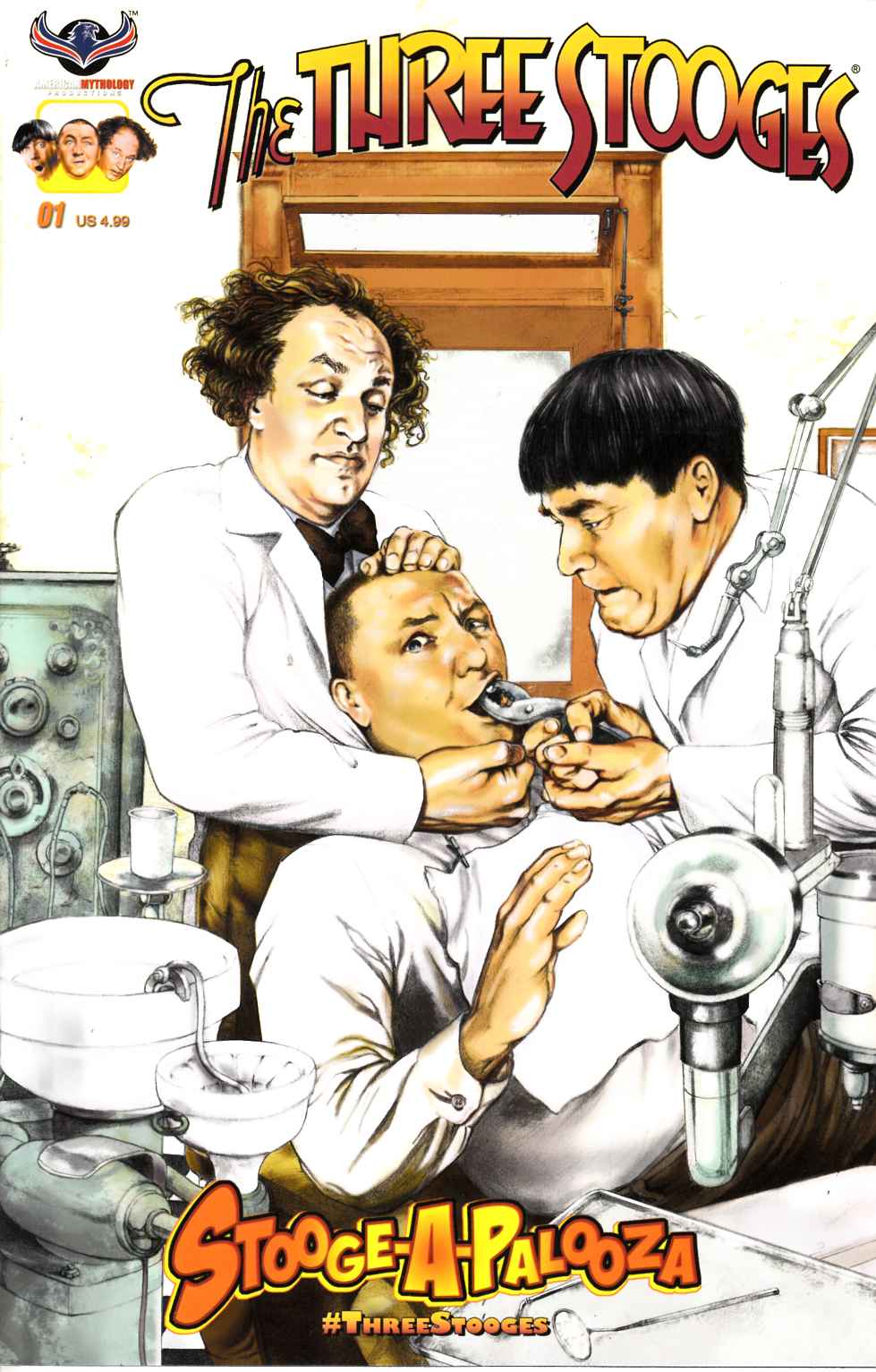 Three Stooges Stoogeapalooza [American Mythology Comic] THUMBNAIL