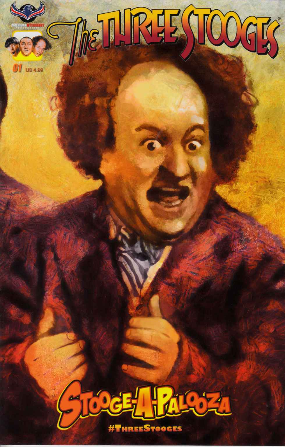 Three Stooges Stoogeapalooza Wrap Cover [American Mythology Comic] THUMBNAIL
