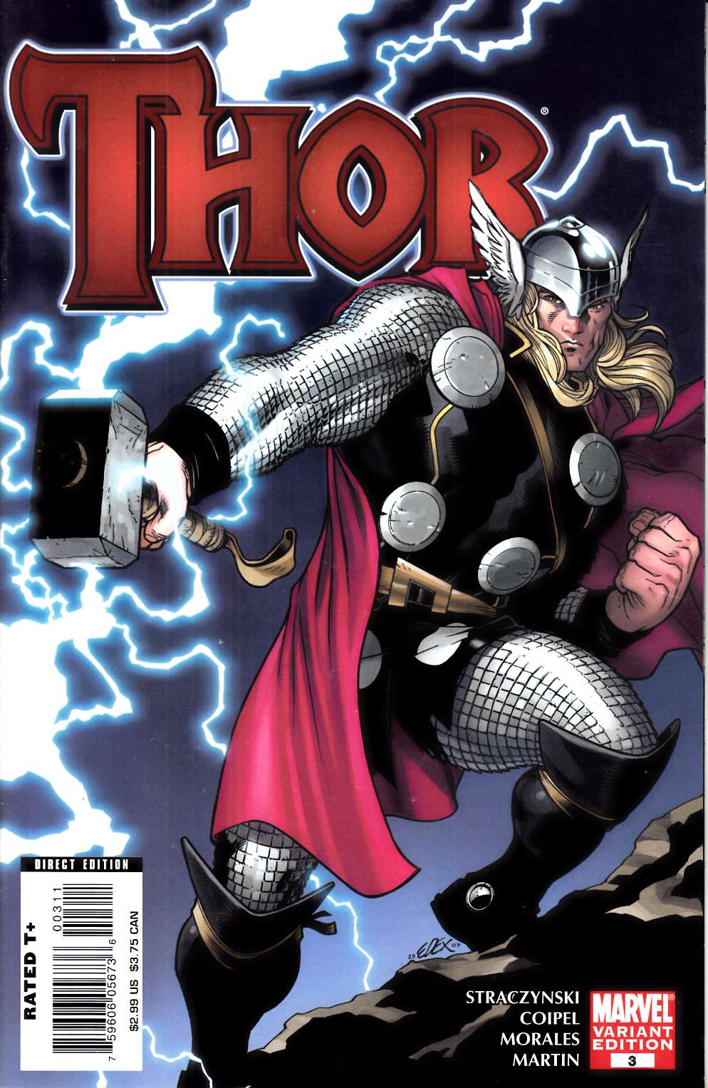 Thor #3 Cover B Very Fine (8.0) [Marvel Comic] THUMBNAIL