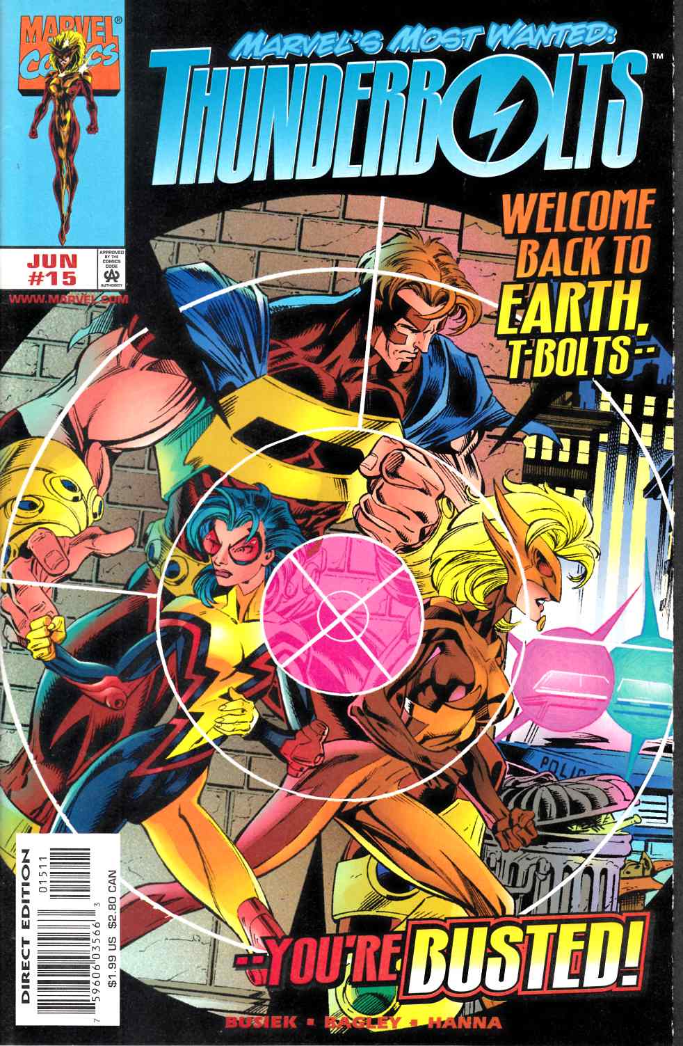 Thunderbolts #15 Near Mint (9.4) [Marvel Comic] MAIN