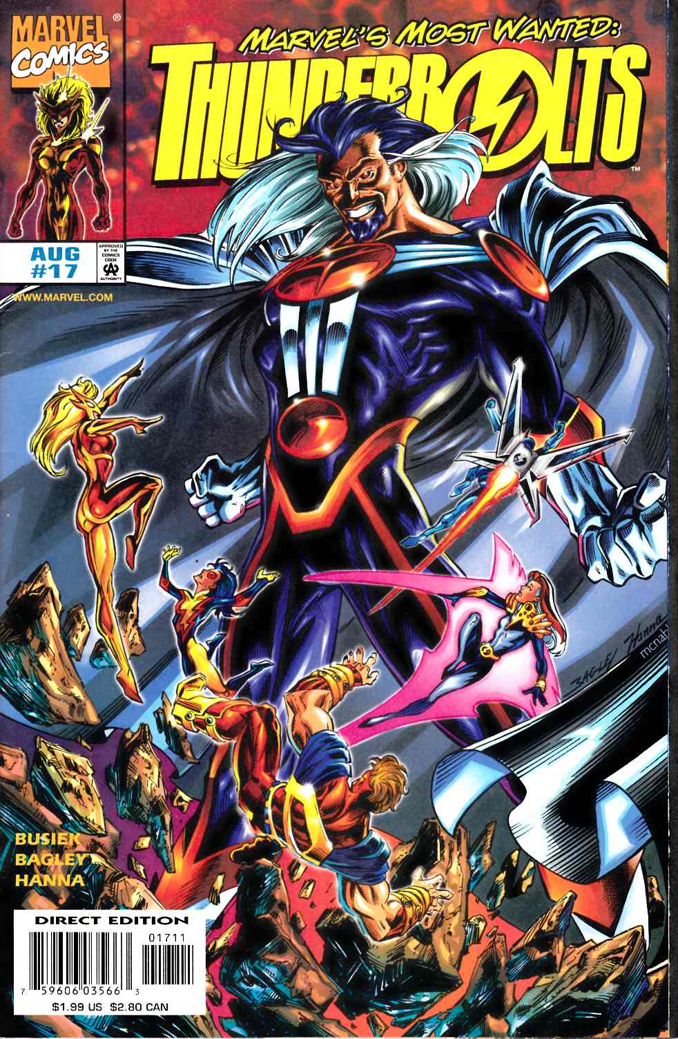 Thunderbolts #17 Near Mint (9.4) [Marvel Comic] LARGE