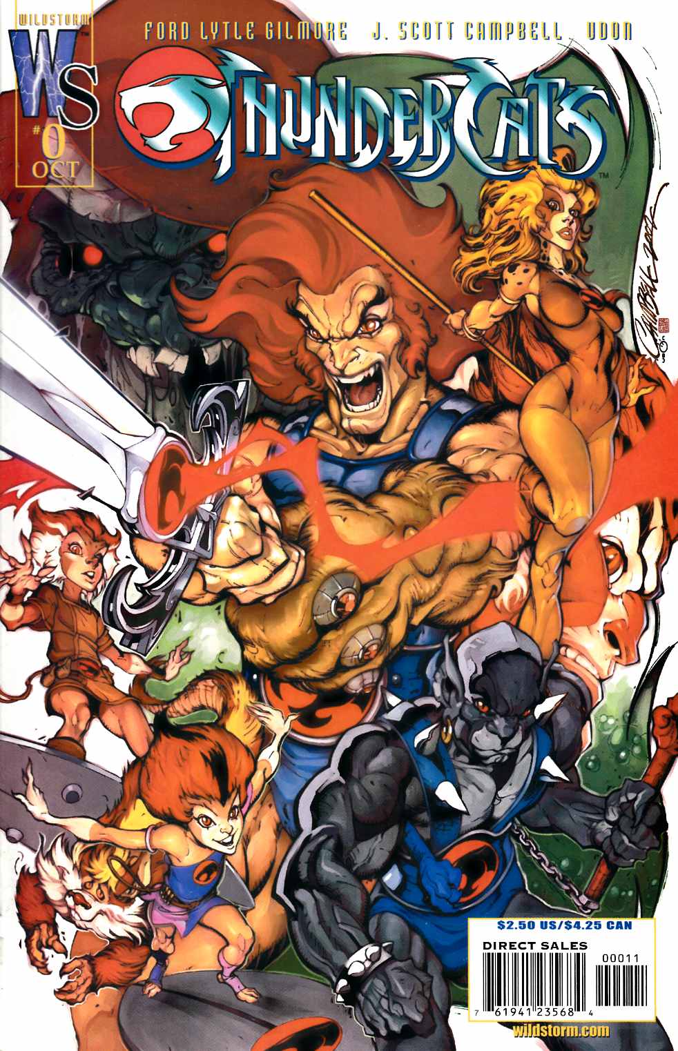 Thundercats #0 Near Mint (9.4) [DC Comic] LARGE