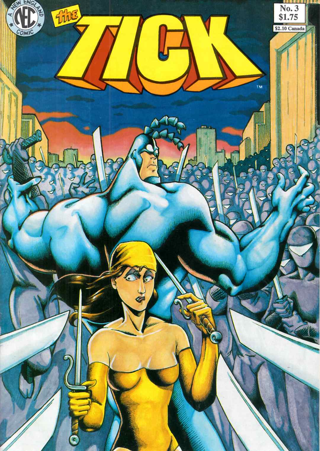The Tick #3 Fine (6.0) [NEC Comic] LARGE