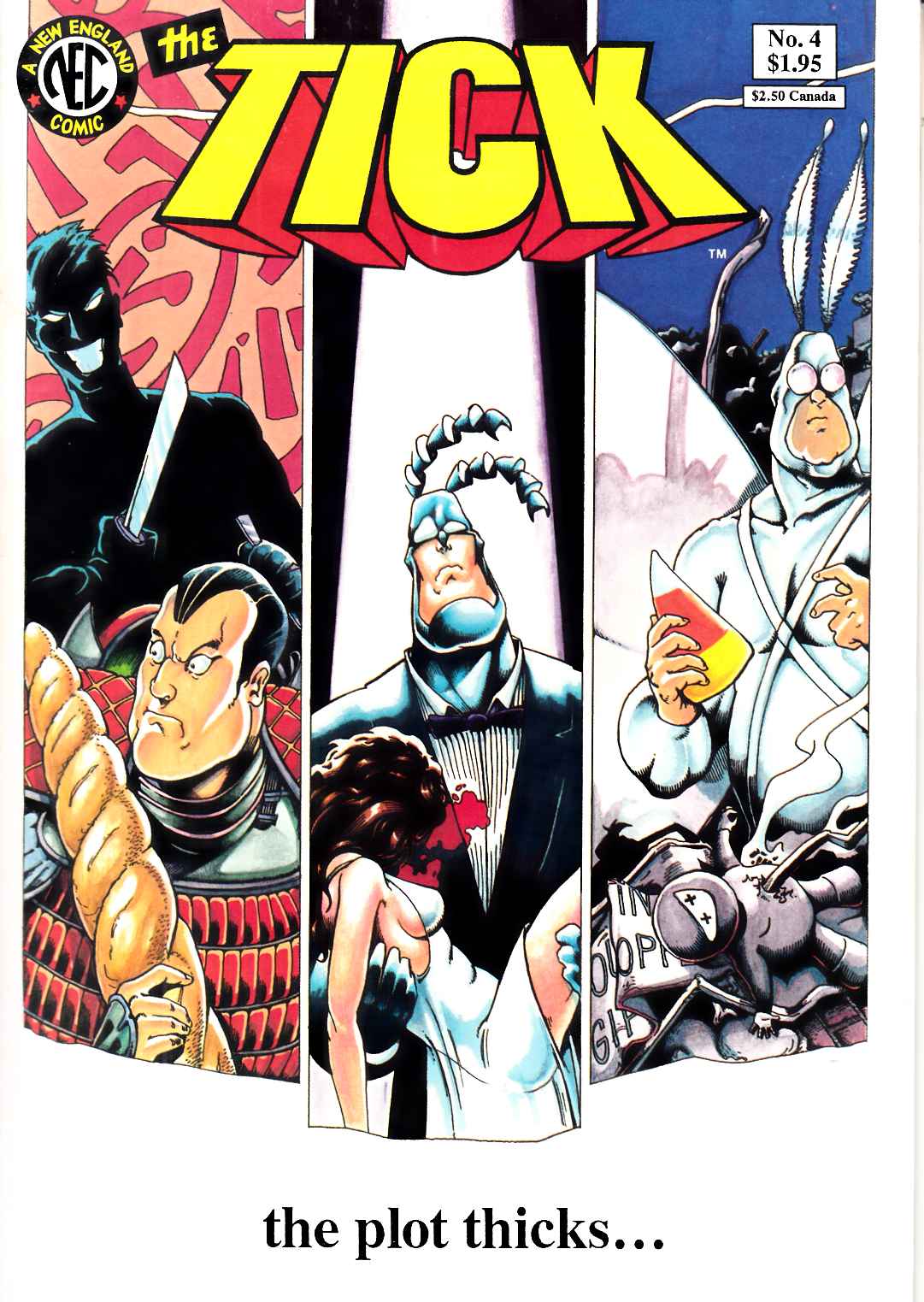 The Tick #4 Very Fine (8.0) [NEC Comic] LARGE