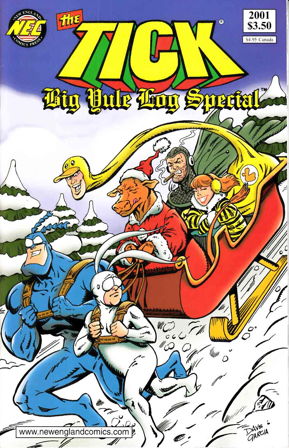Tick Big Yule Log Special 2001 #1 Near Mint (9.4) [NEC Comic] THUMBNAIL
