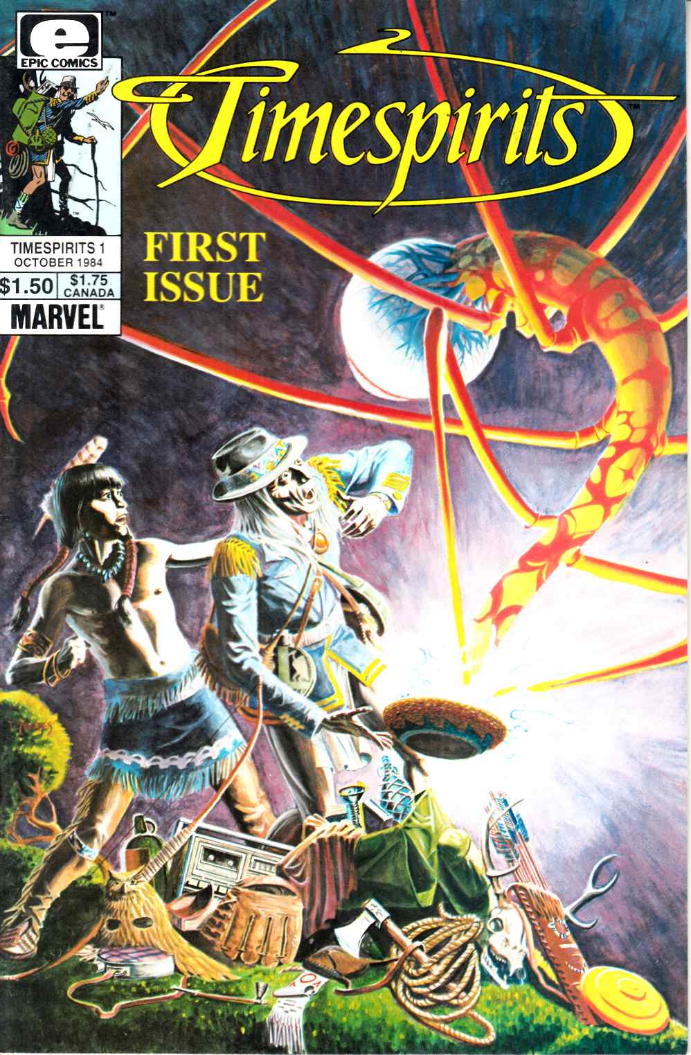 Timespirits #1 Very Fine (8.0) [Marvel Comic] LARGE