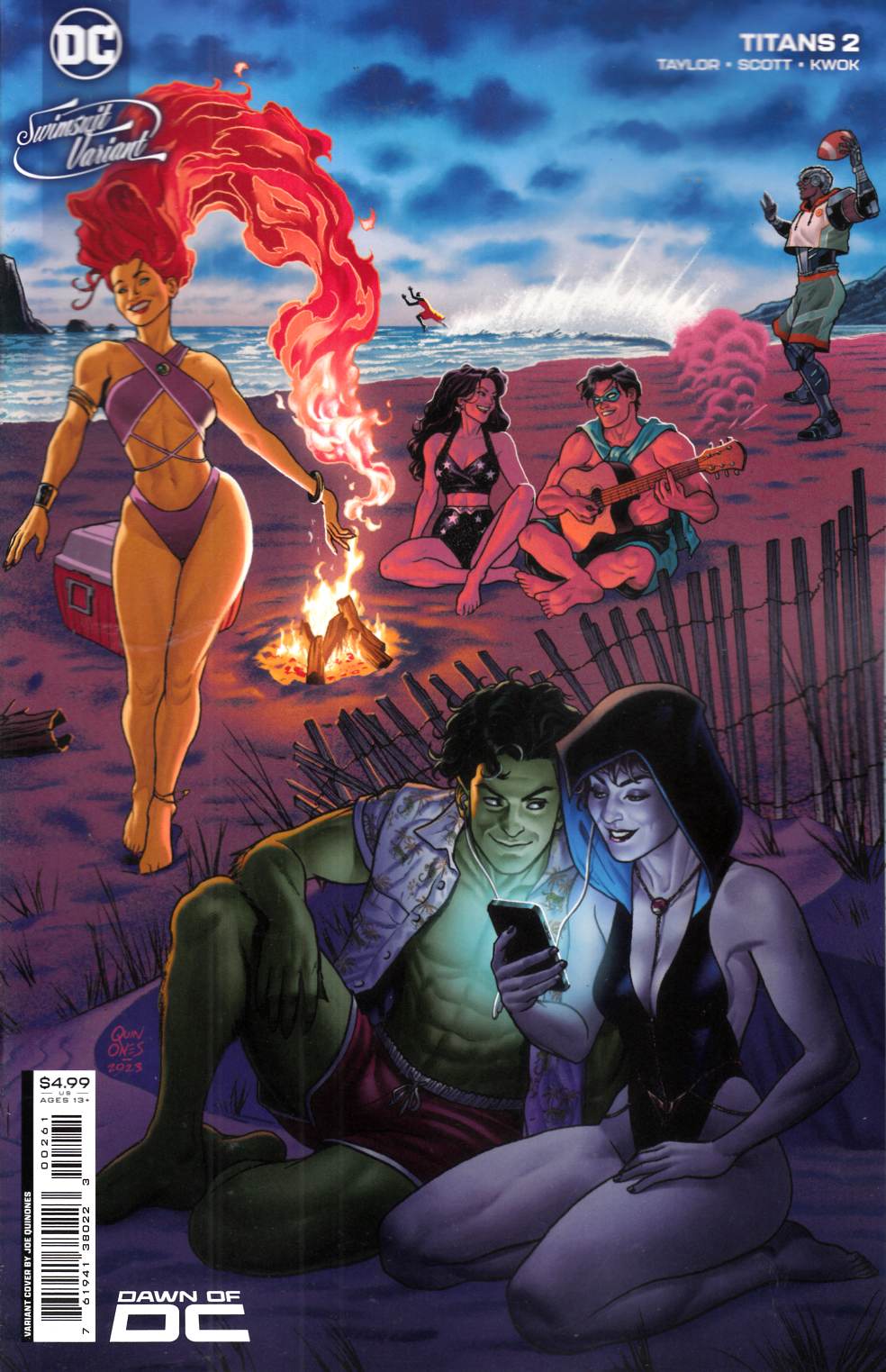 Titans #2 Quinones Variant Cover Near Mint (9.4) [DC Comic] THUMBNAIL
