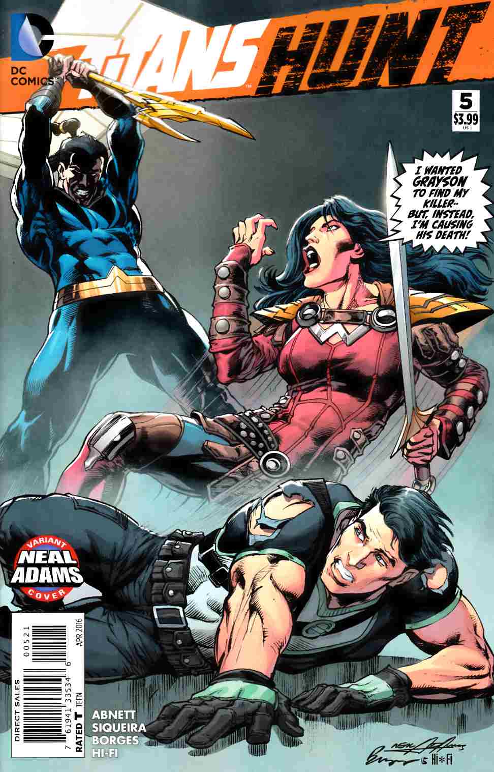 Titans Hunt #5 Neal Adams Variant Cover [DC Comic] THUMBNAIL