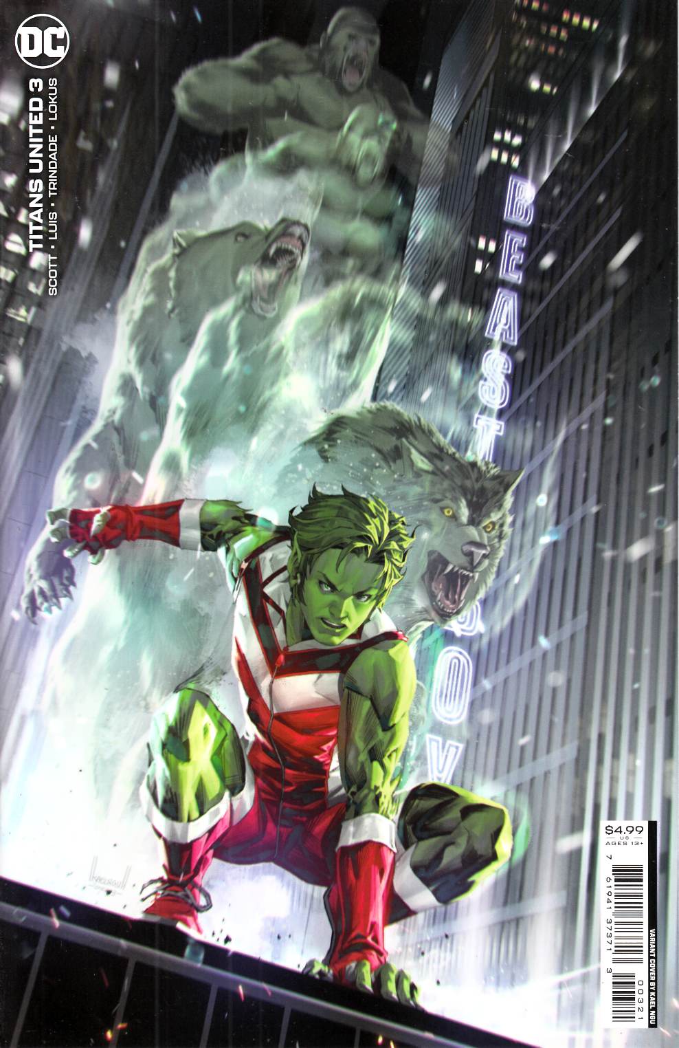 Titans United #3 Ngu Variant Cover Near Mint (9.4) [DC Comic] LARGE