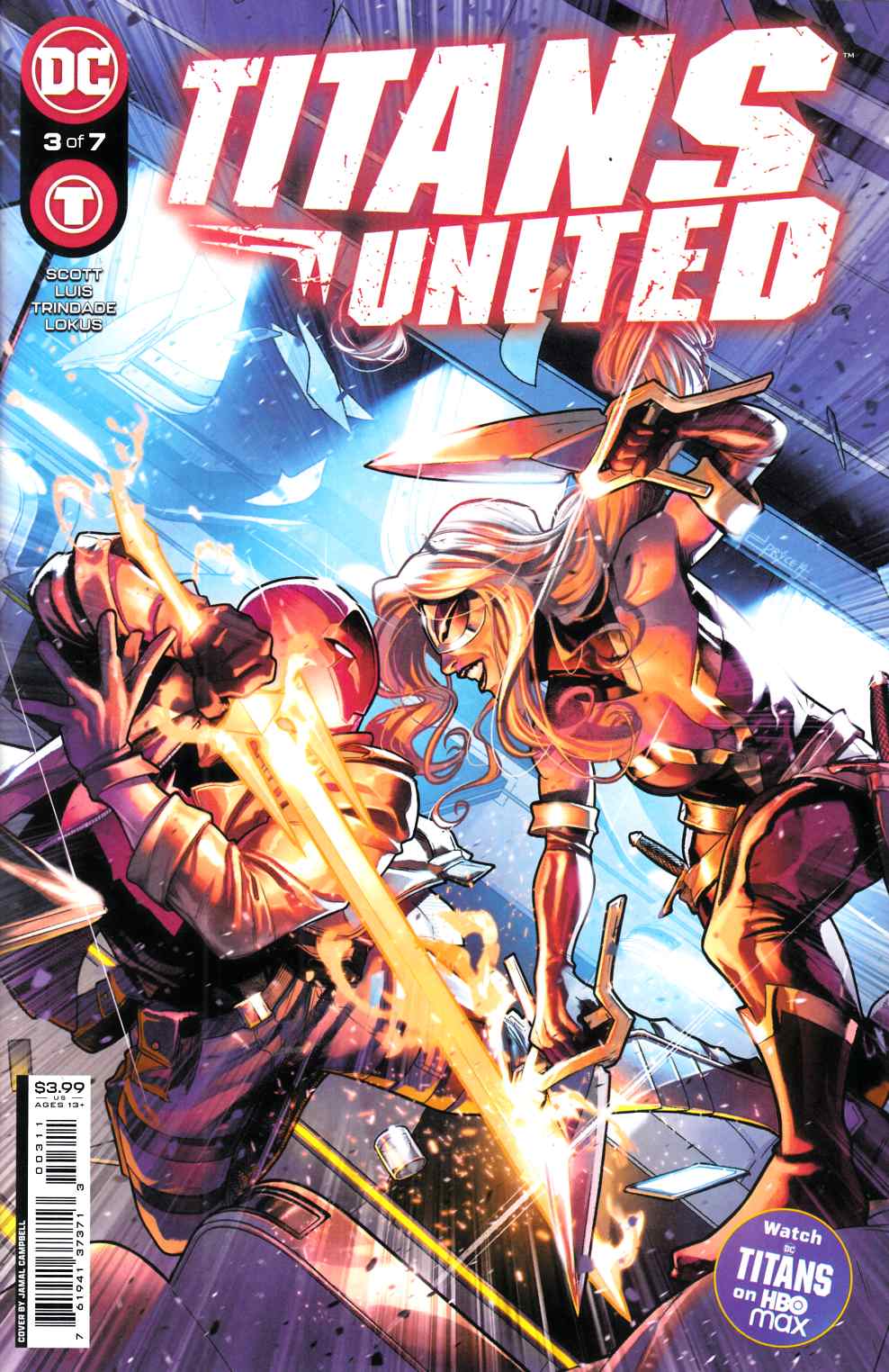 Titans United #3 Near Mint (9.4) [DC Comic] LARGE