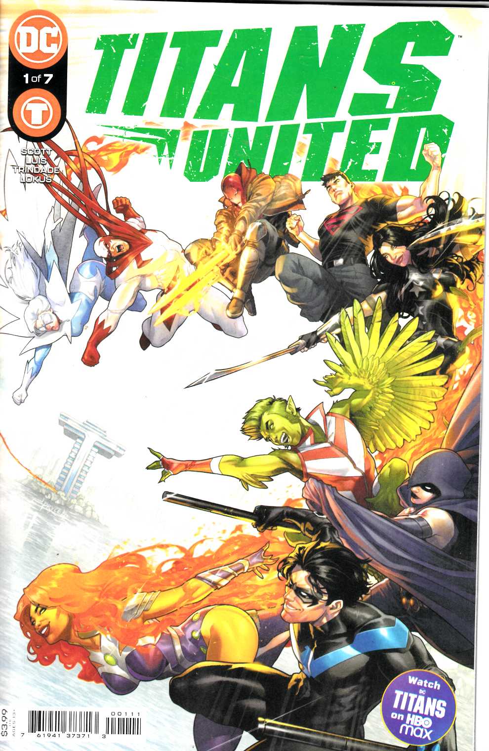Titans United #1 Near Mint (9.4) [DC Comic] LARGE