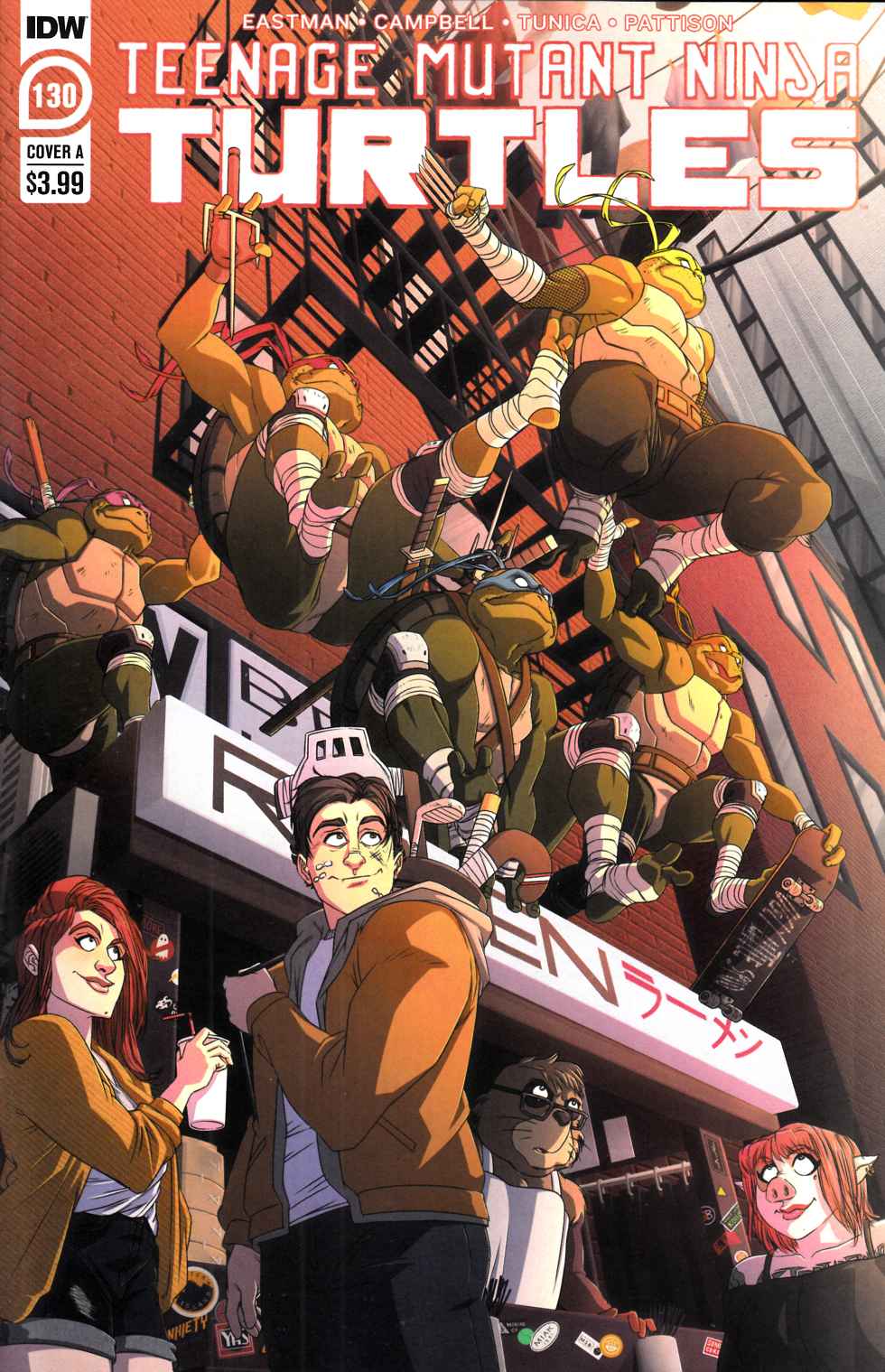 Teenage Mutant Ninja Turtles Ongoing #130 Cover A Near Mint (9.4) [IDW Comic] THUMBNAIL