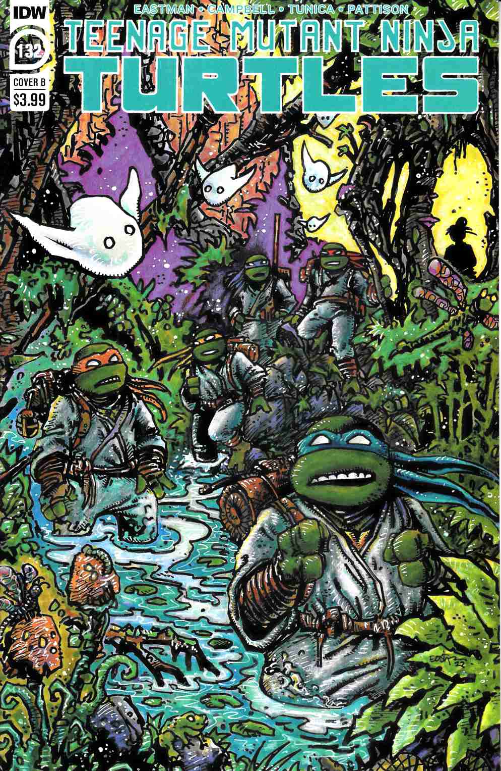Teenage Mutant Ninja Turtles Ongoing #132 Cover B Near Mint (9.4) [IDW Comic] LARGE
