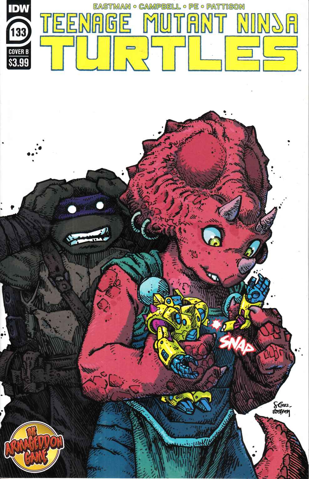 Teenage Mutant Ninja Turtles #3B, Standard, IDW Comics