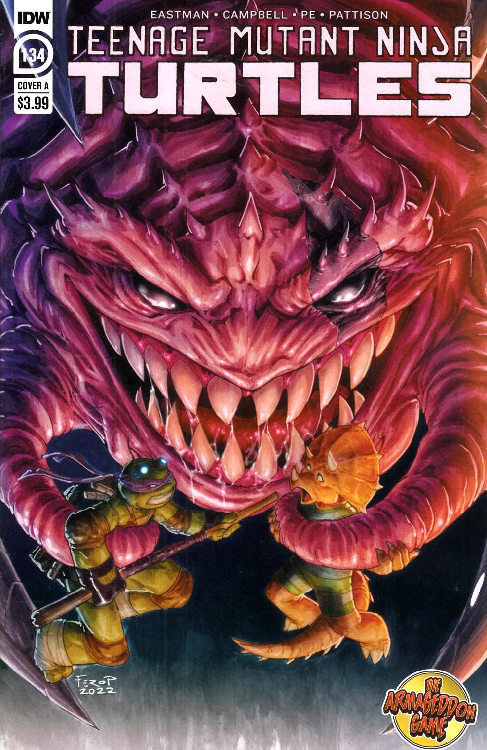 Teenage Mutant Ninja Turtles Ongoing #134 Cover A Near Mint (9.4) [IDW Comic] THUMBNAIL