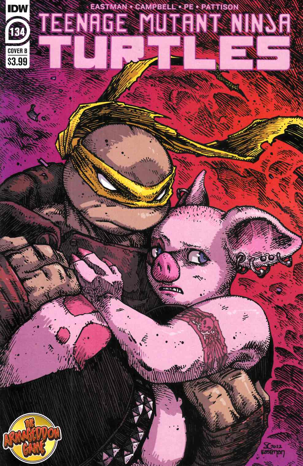 Teenage Mutant Ninja Turtles Ongoing #134 Cover B Near Mint (9.4) [IDW Comic] THUMBNAIL