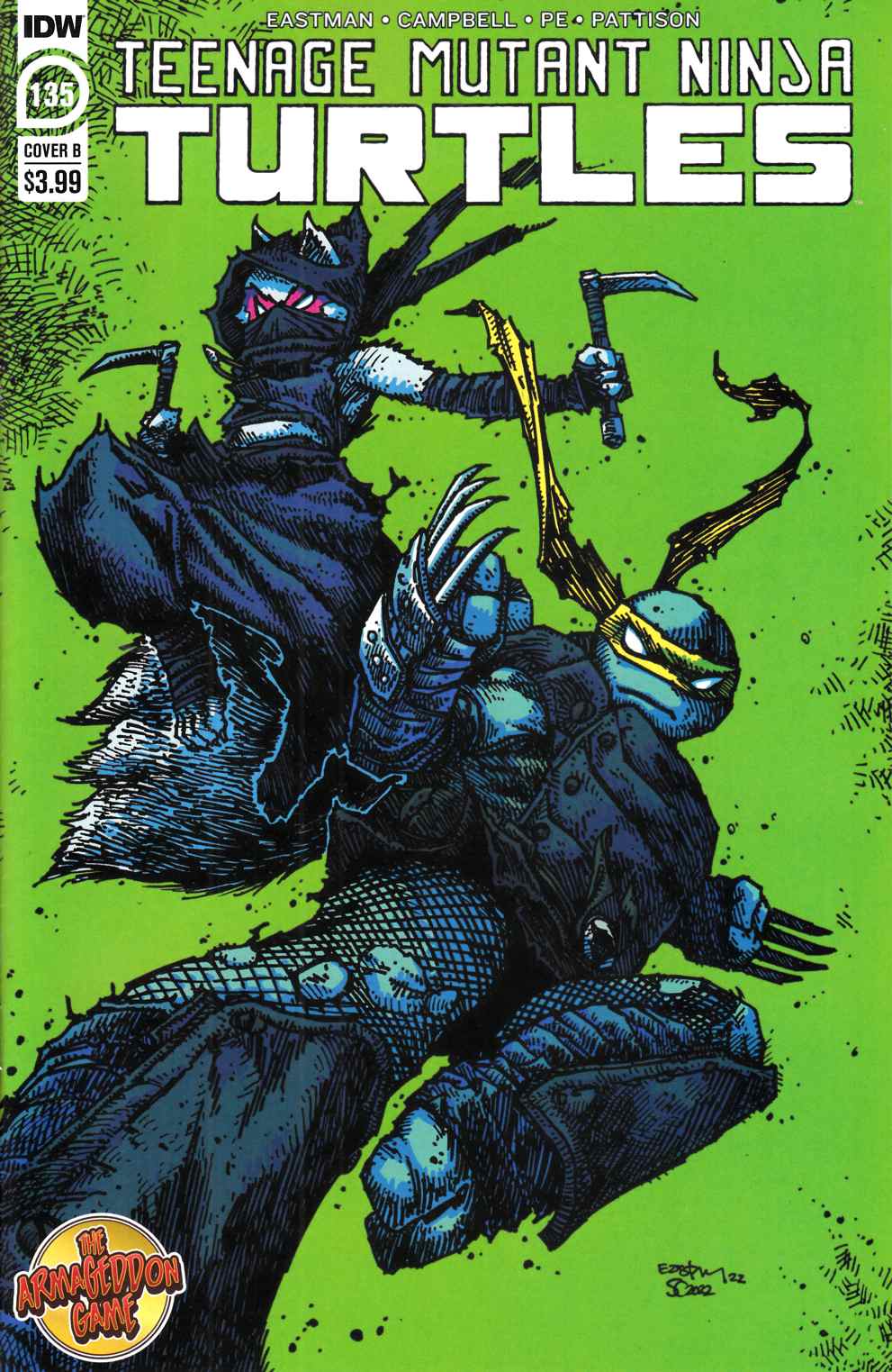 Teenage Mutant Ninja Turtles Ongoing #135 Cover B Near Mint (9.4) [IDW Comic] THUMBNAIL