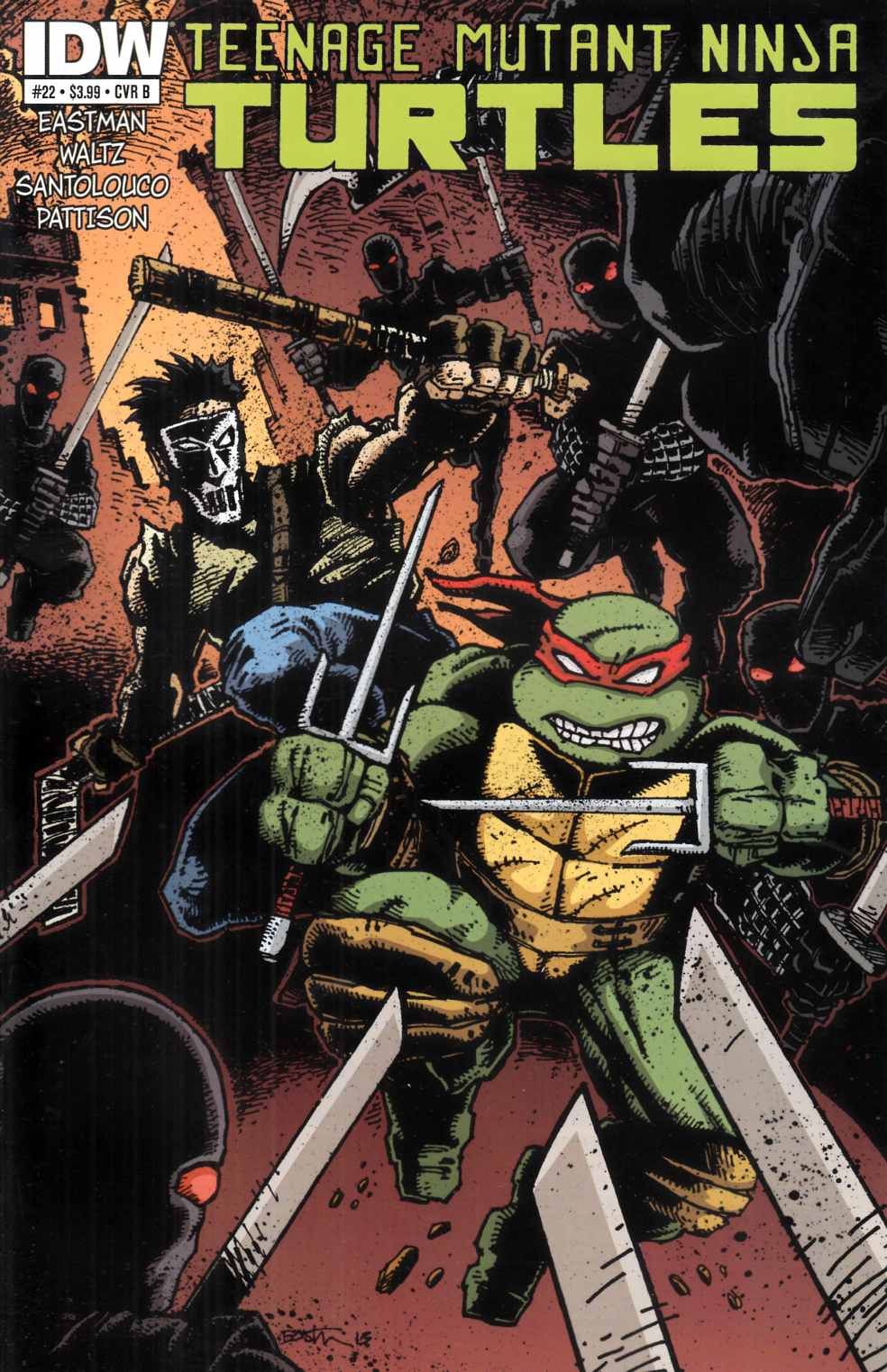Teenage Mutant Ninja Turtles Ongoing #22 Cover B Near Mint (9.4) [IDW Comic] THUMBNAIL