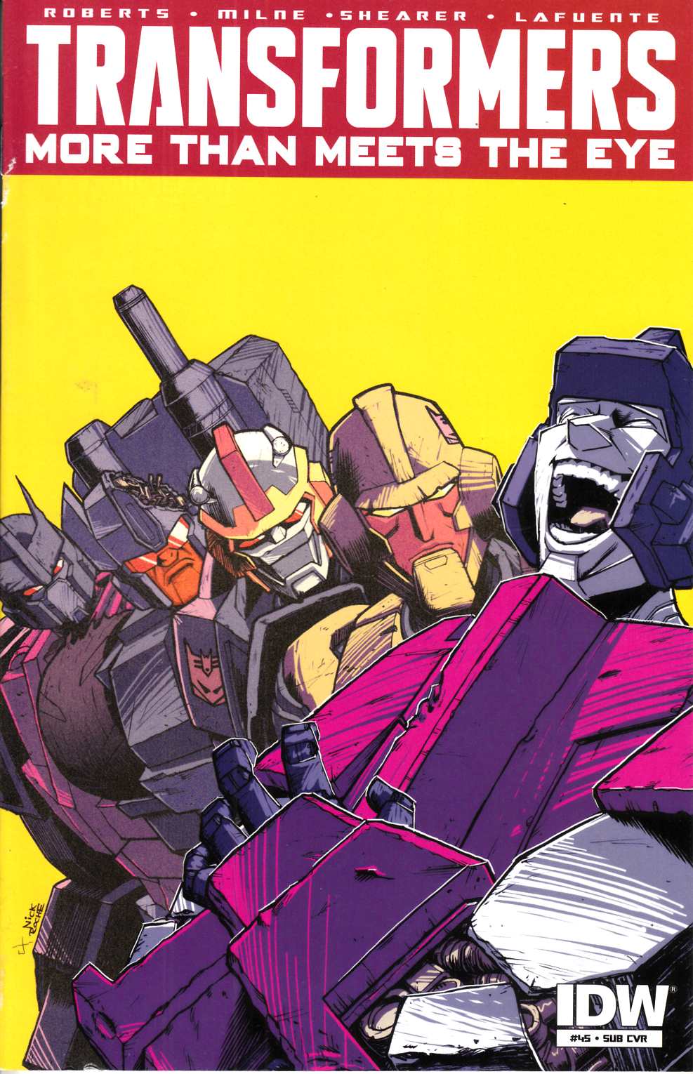 Transformers More than Meets the Eye #45 Subscription Cover Very Fine (8.0) [IDW Comic] THUMBNAIL