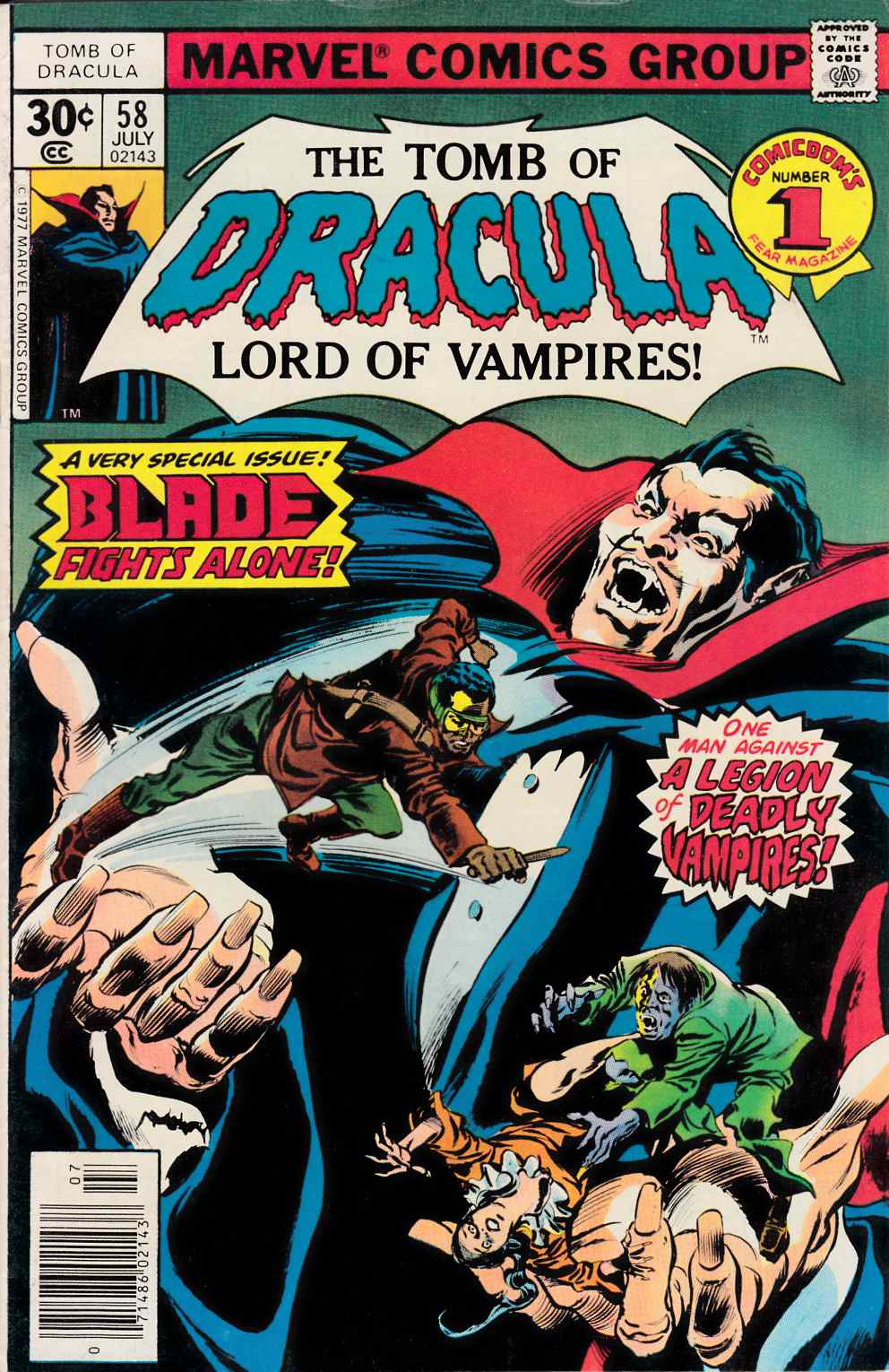 Tomb of Dracula #58 [Marvel Comic] LARGE