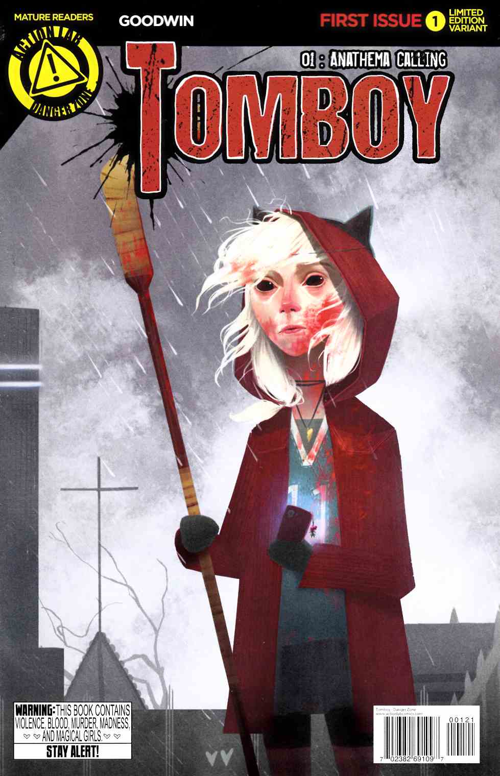 Tomboy #1 Ely Variant Cover Near Mint (9.4) [Action Lab Comic] LARGE