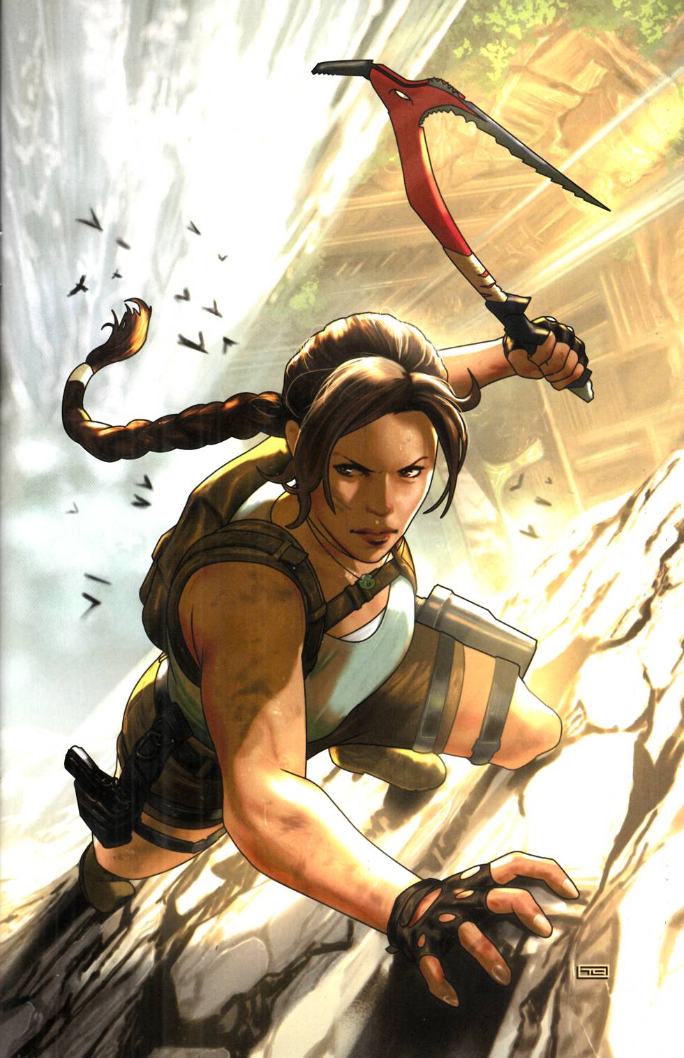 Tomb Raider Sacred Artifacts #1 Virgin Variant Cover Near Mint (9.4) [Dark Horse Comic] THUMBNAIL