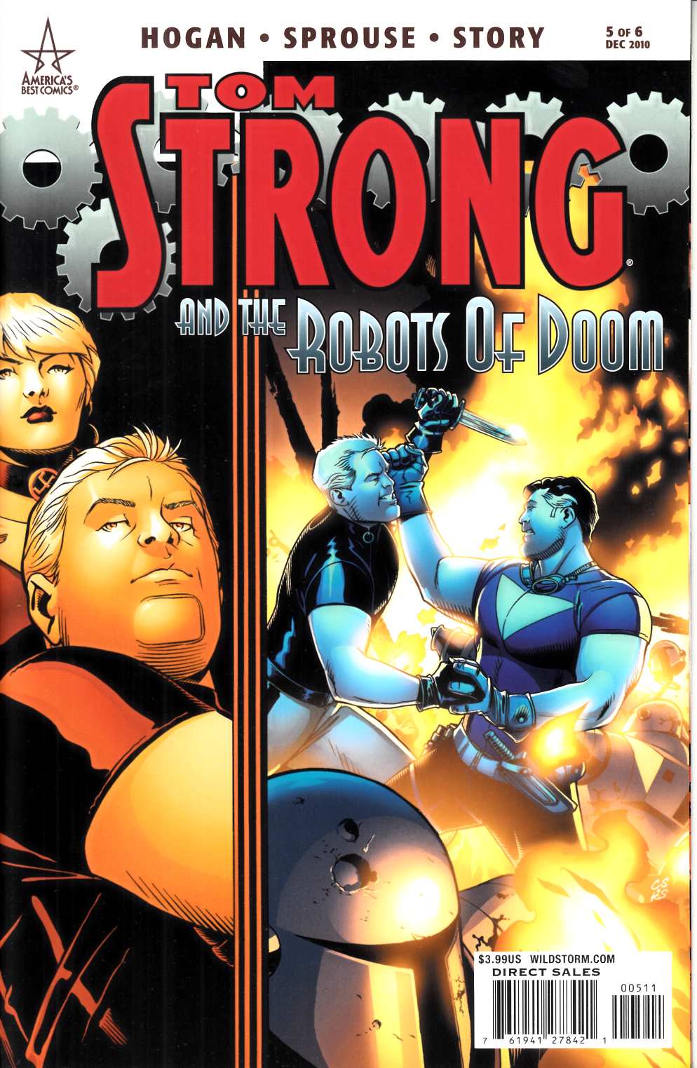 Tom Strong and the Robots of Doom #5 Near Mint (9.4) [DC Comic] LARGE