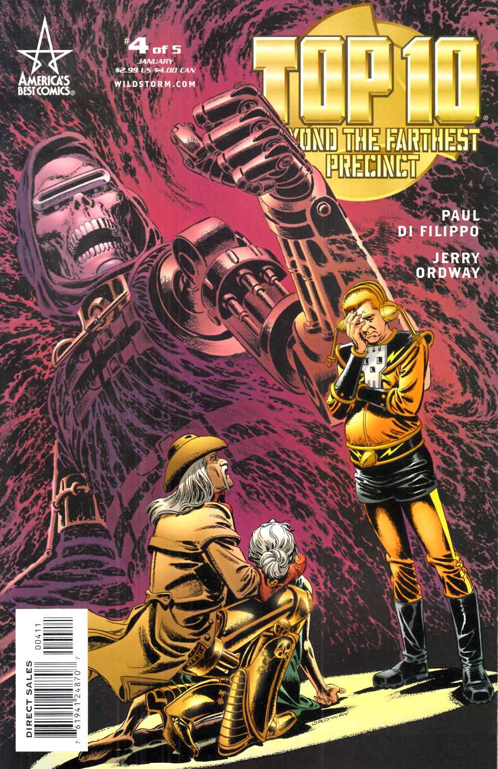 Top 10 Beyond the Farthest Precinct #4 Very Fine (8.0) [DC Comic] LARGE