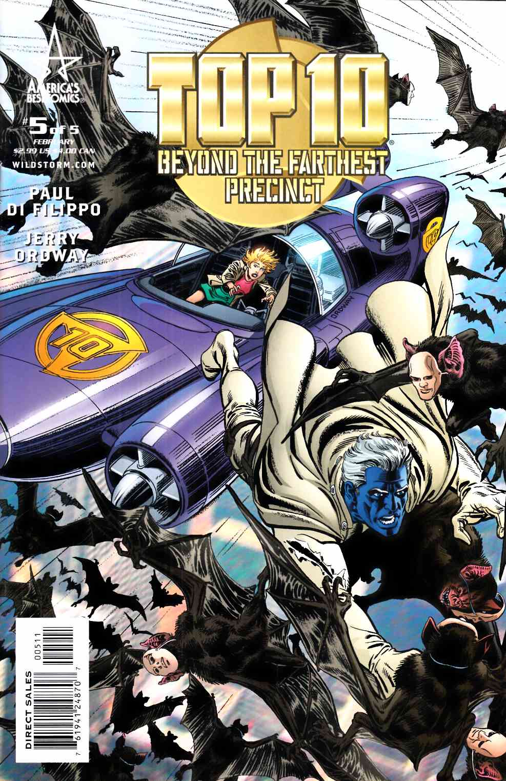 Top 10 Beyond the Farthest Precinct #5 Very Fine (8.0) [DC Comic] LARGE