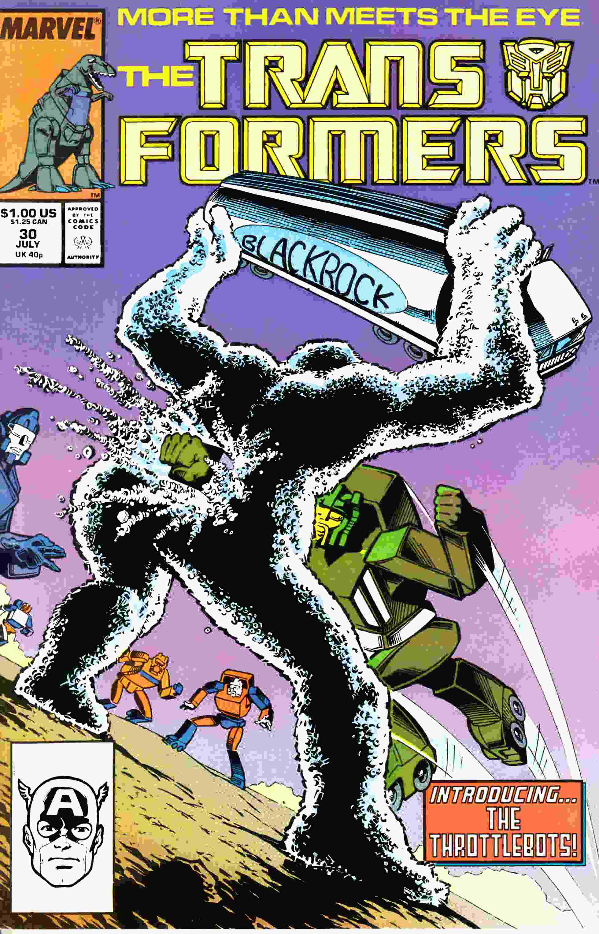 Transformers #30 Very Fine (8.0) [Marvel Comic] THUMBNAIL