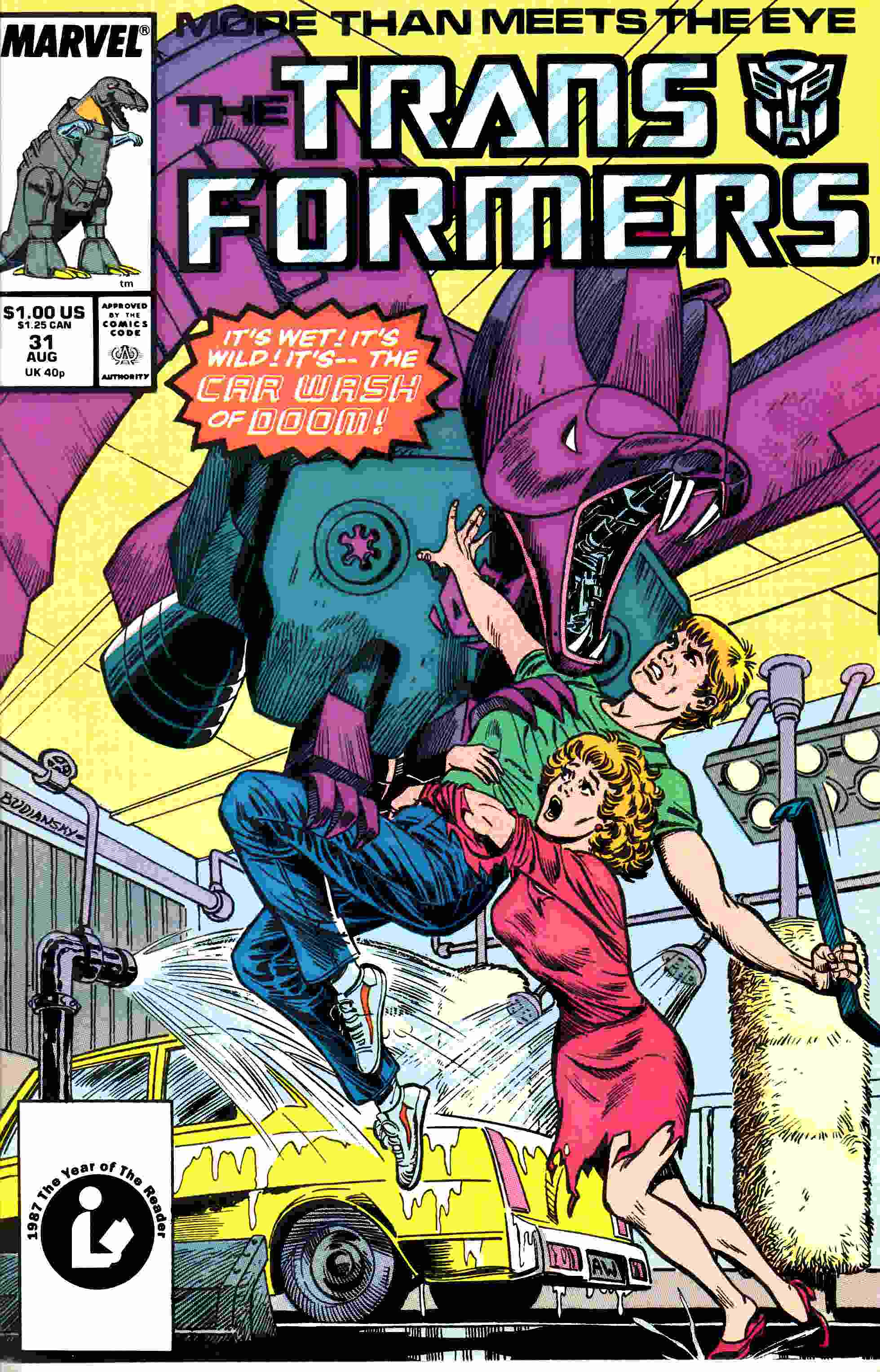 Transformers #31 Very Fine (8.0) [Marvel Comic] LARGE