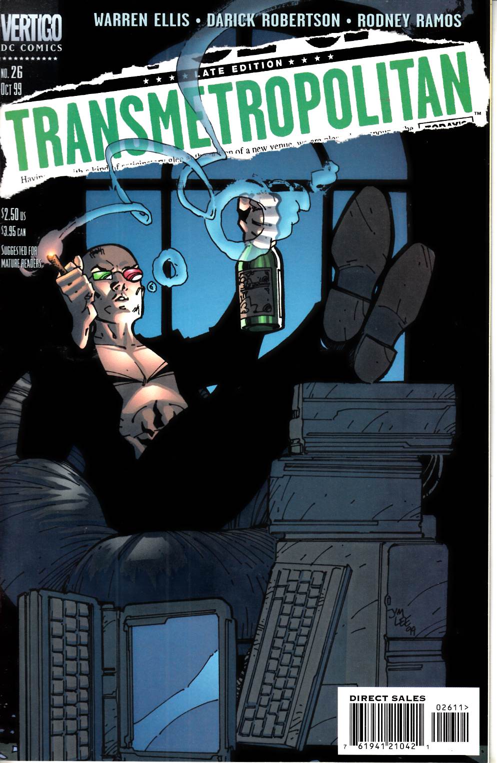 Transmetropolitan #26 Near Mint (9.4) [DC Comic] LARGE