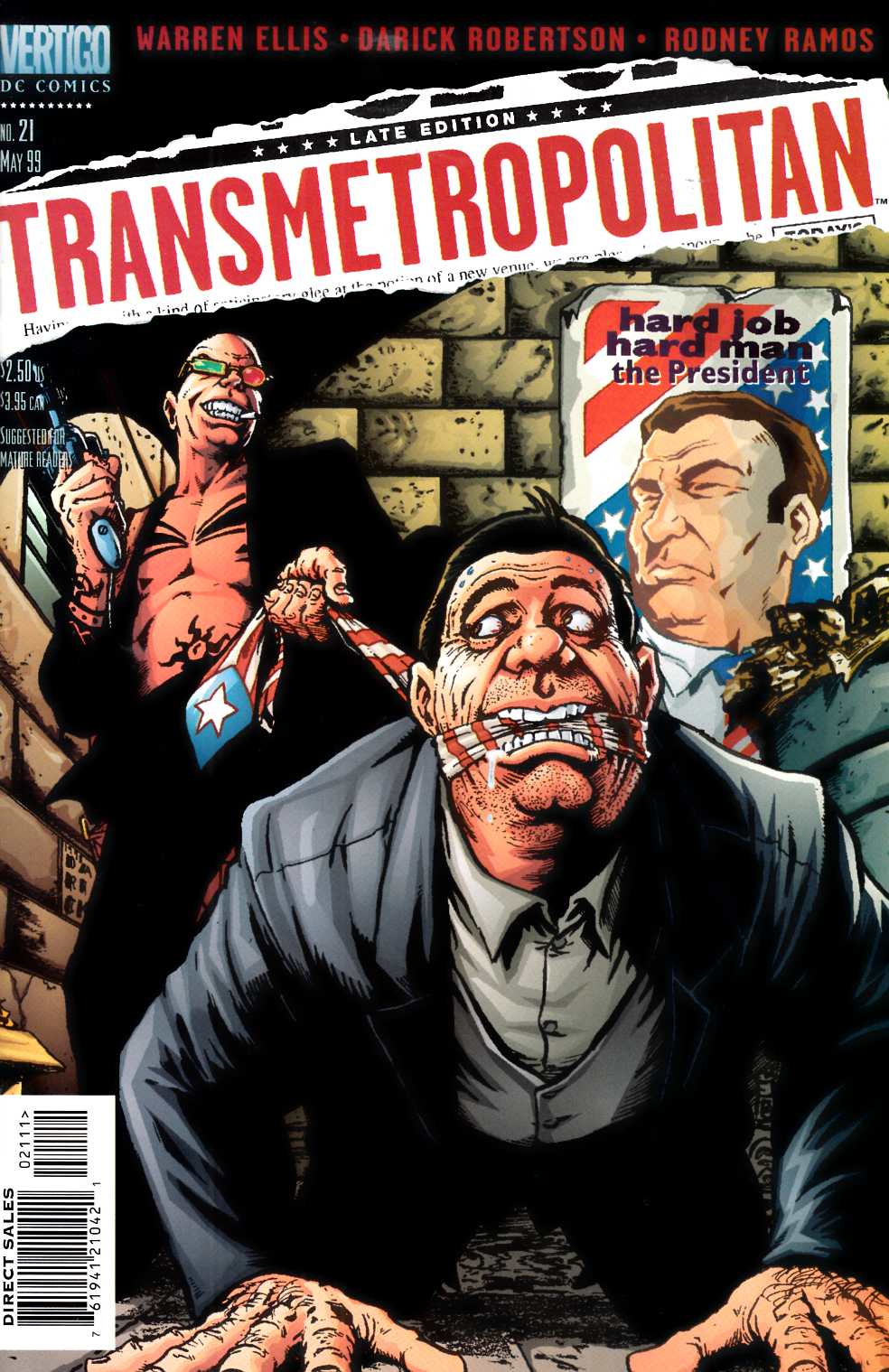 Transmetropolitan #21 Near Mint (9.4) [DC Comic] THUMBNAIL