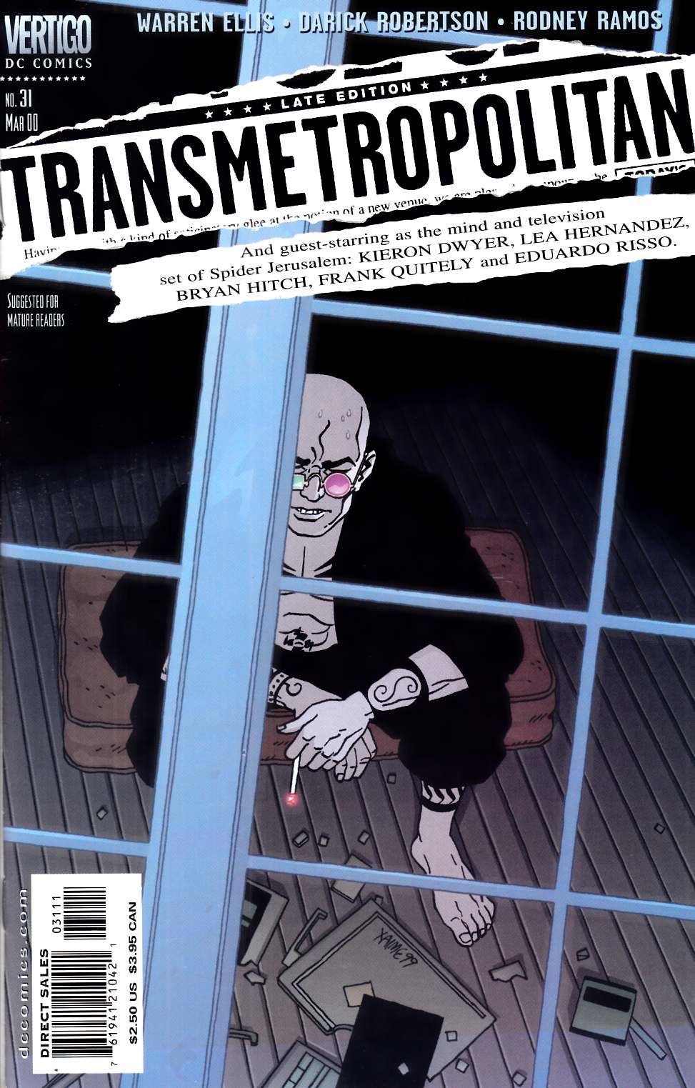 Transmetropolitan #31 Near Mint (9.4) [DC Comic] THUMBNAIL