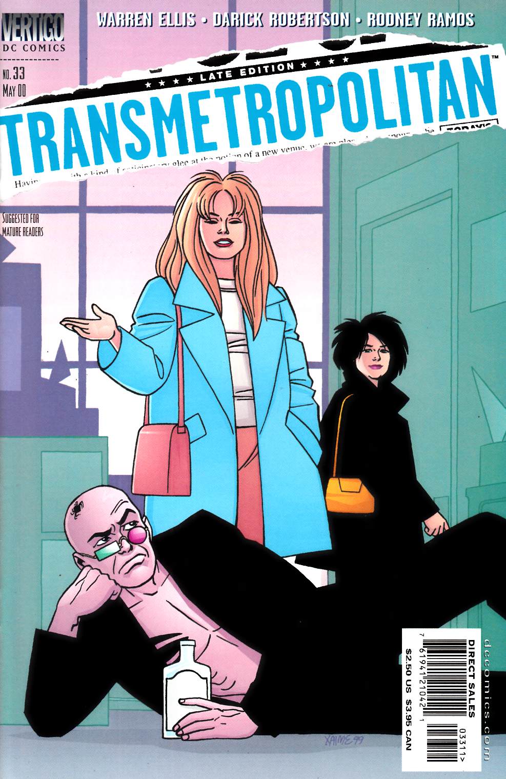 Transmetropolitan #33 Near Mint (9.4) [DC Comic] LARGE