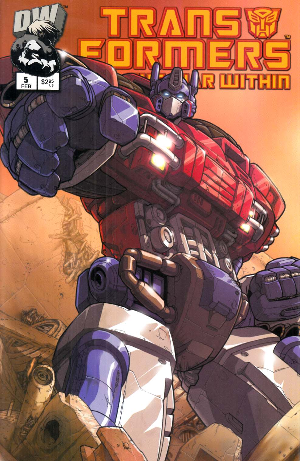 Transformers The War Within #5 Cover B Near Mint (9.4) [Dreamwave Comic] THUMBNAIL