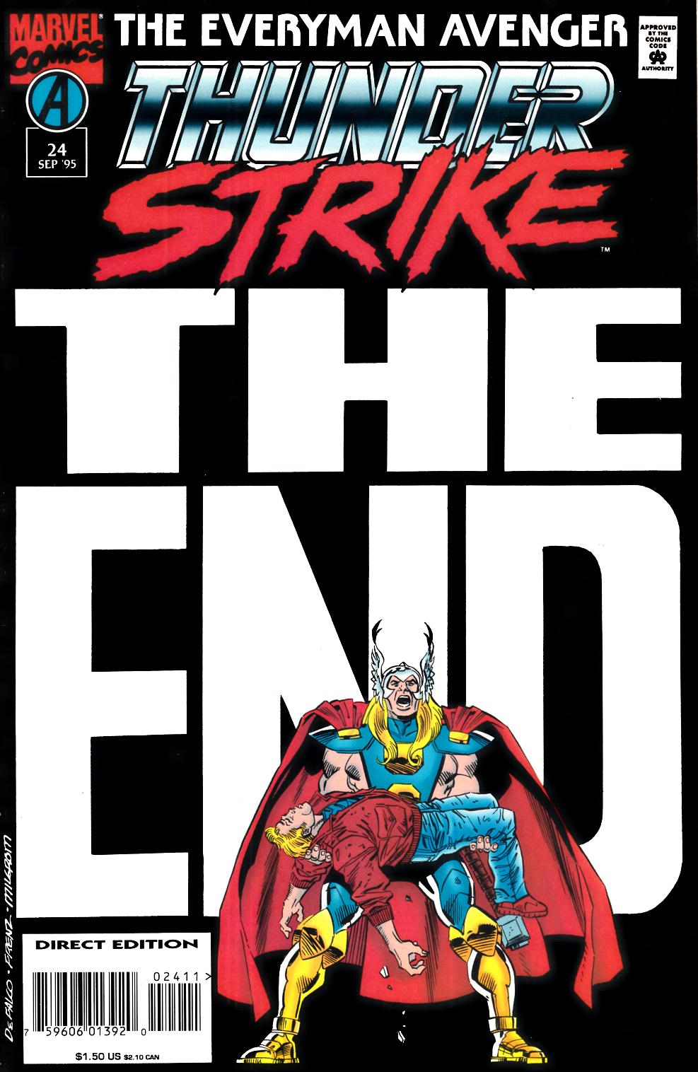 Thunderstrike #24 Very Fine (8.0) [Marvel Comic] LARGE