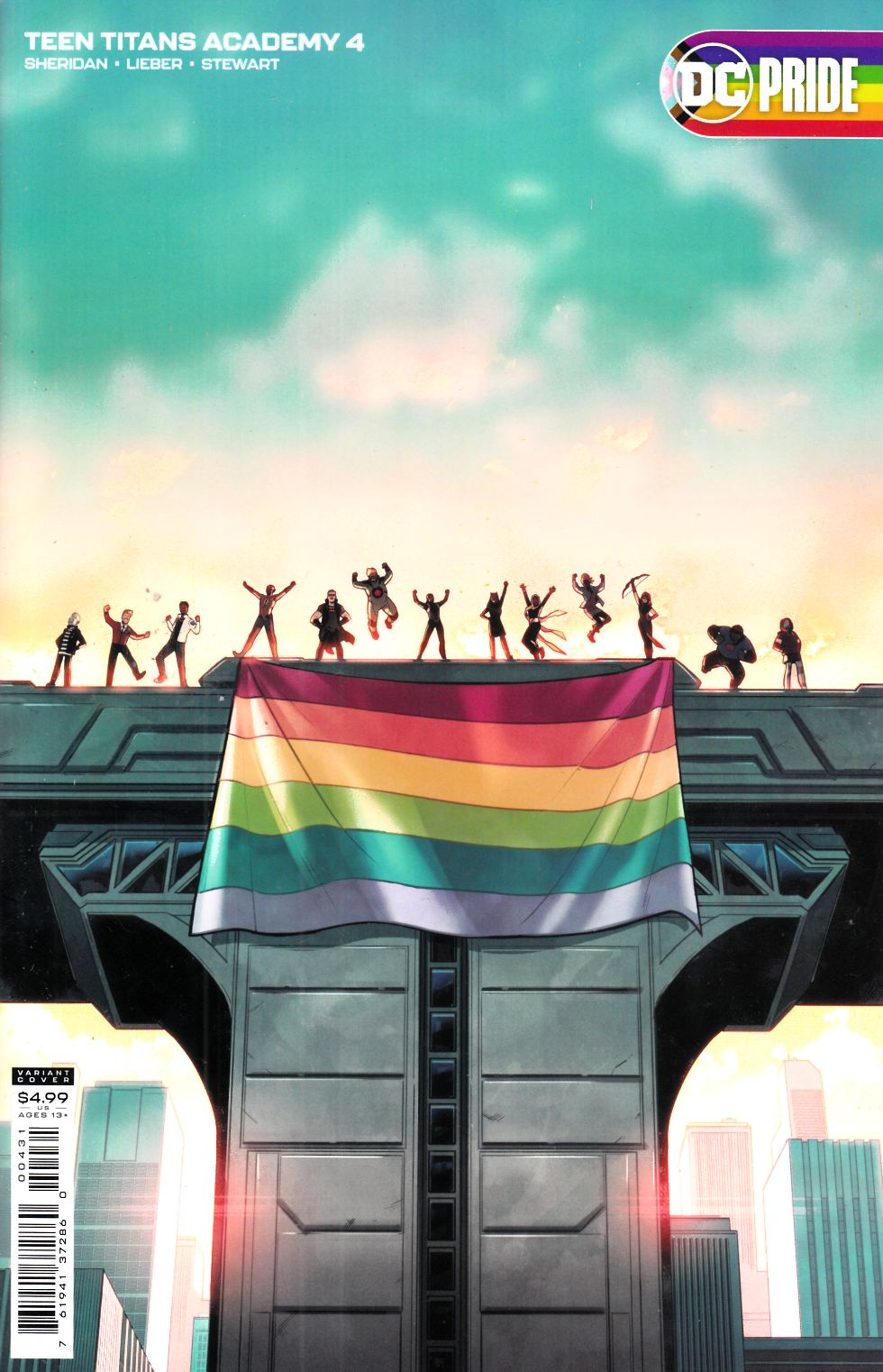 Teen Titans Academy #4 Pride Variant Cover Near Mint (9.4) [DC Comic] LARGE