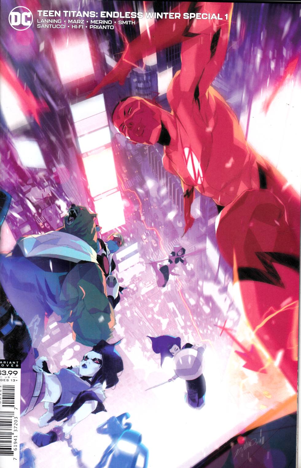 Teen Titans Endless Winter Special #1 Di Meo Variant Cover Near Mint (9.4) [DC Comic] LARGE
