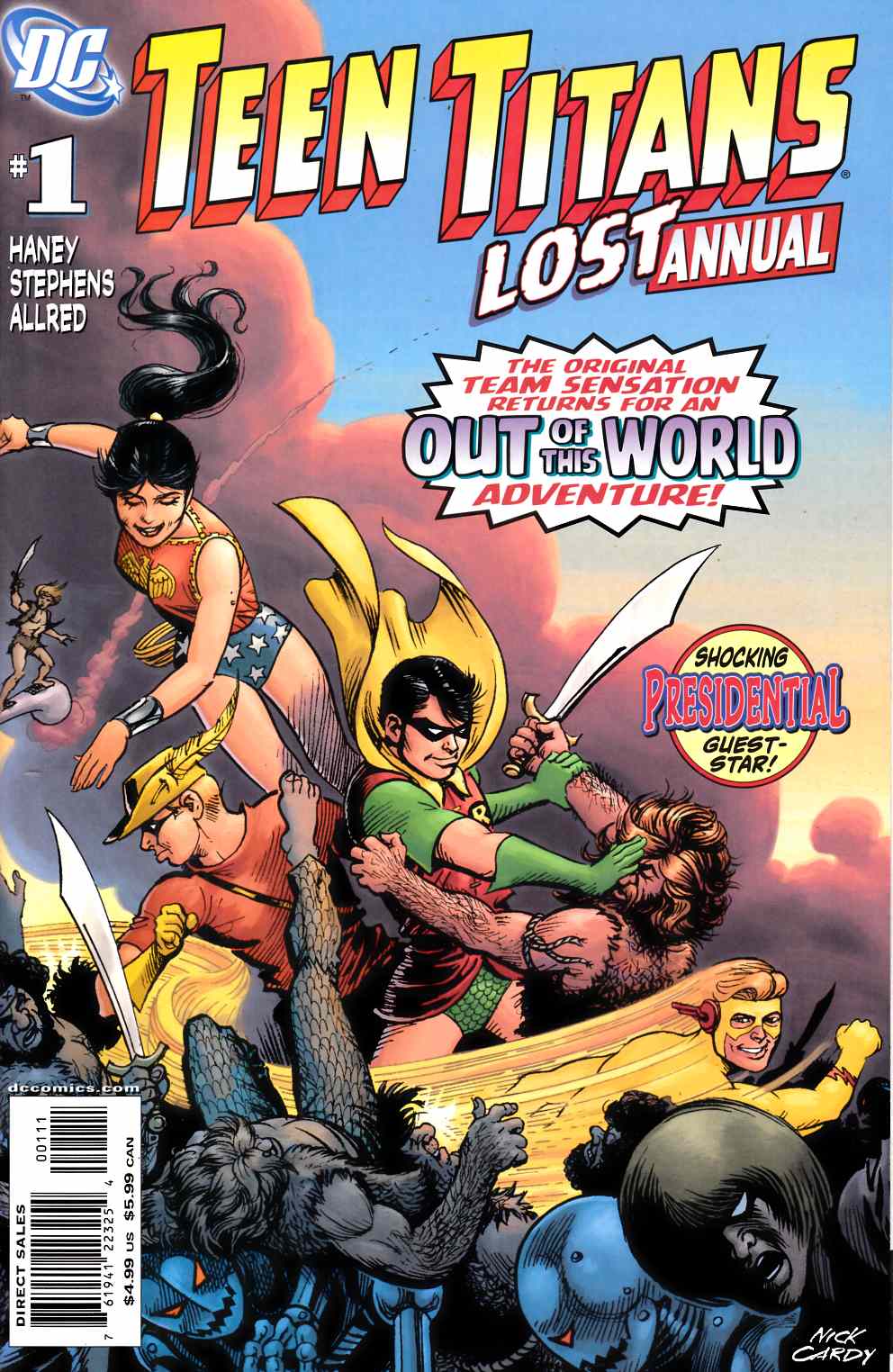 Teen Titans The Lost Annual #1 Near Mint (9.4) [DC Comic] LARGE