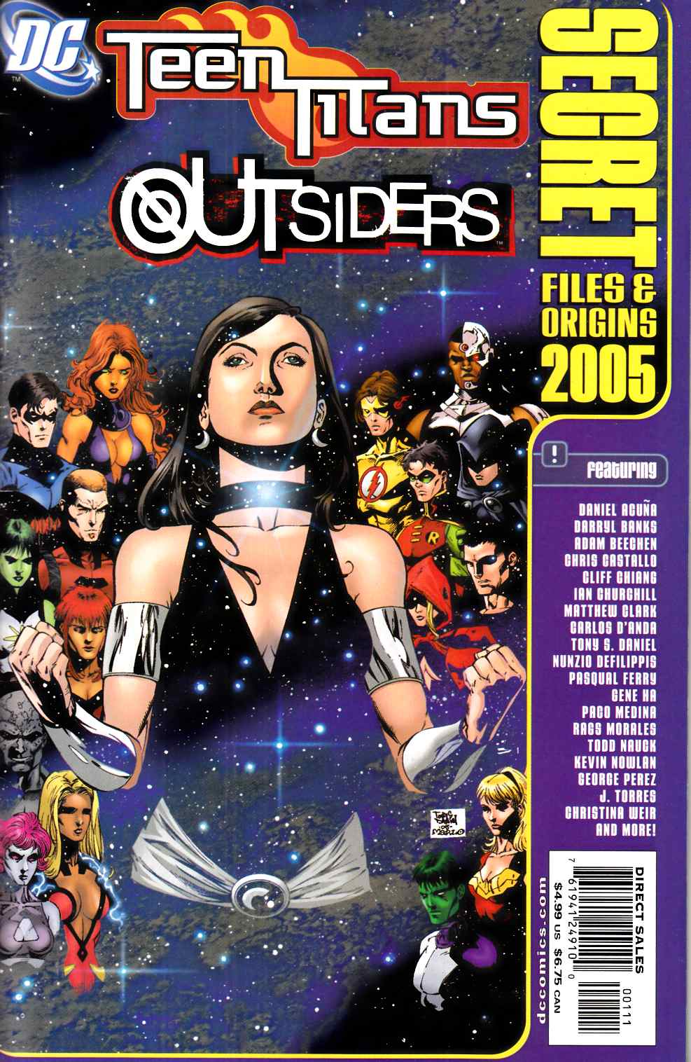 Teen Titans Outsiders Secret Files 2005 Very Fine (8.0) [DC Comic] LARGE