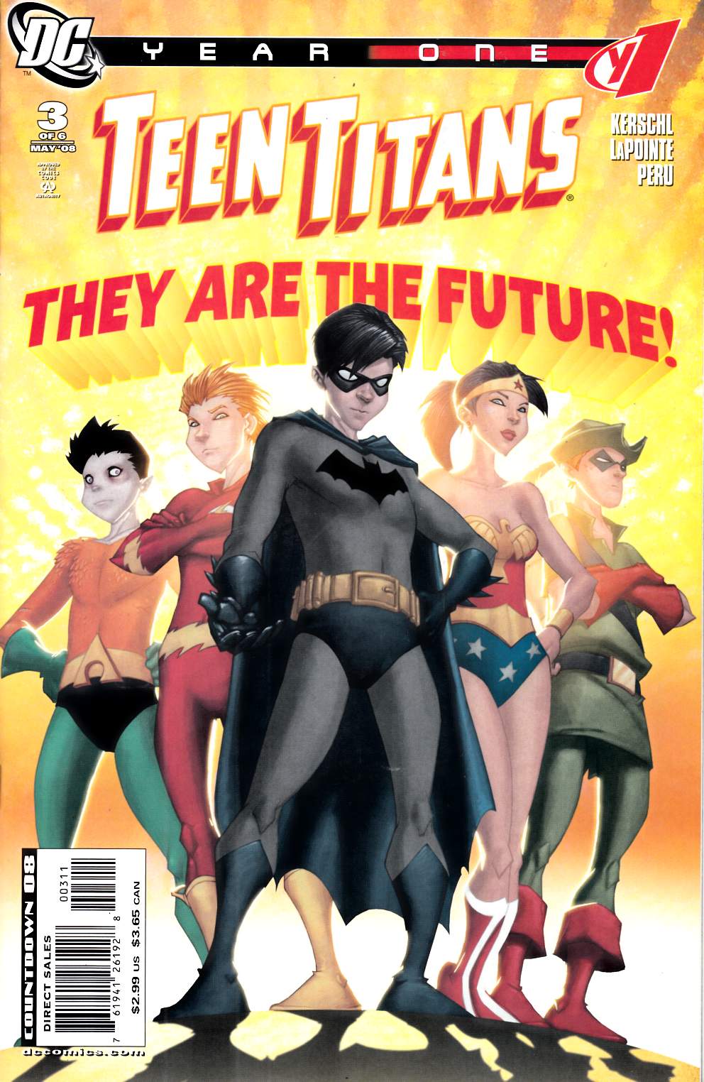 Teen Titans Year One #3 Near Mint (9.4) [DC Comic] LARGE