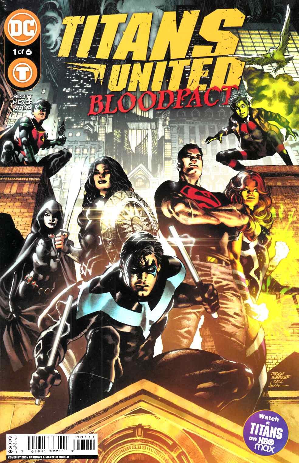 Titans United Bloodpact #1 Near Mint (9.4) [DC Comic] THUMBNAIL