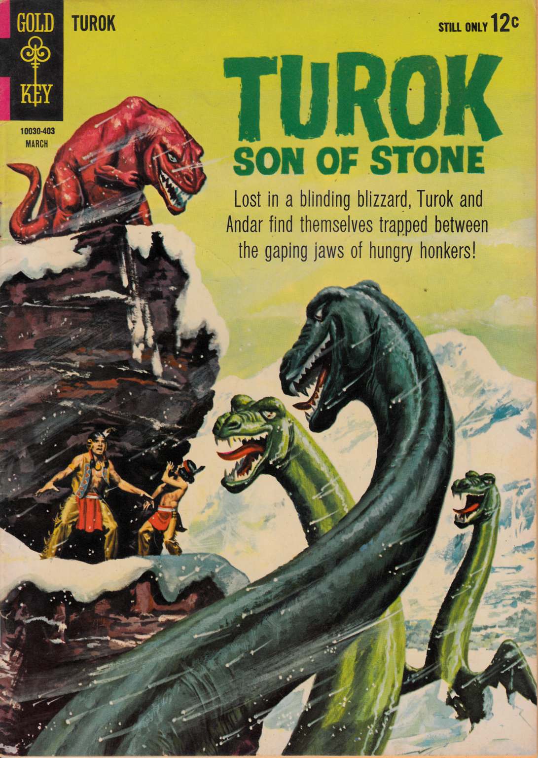 Turok Son of Stone #38 Fine (6.0) [Gold Key Comic] LARGE