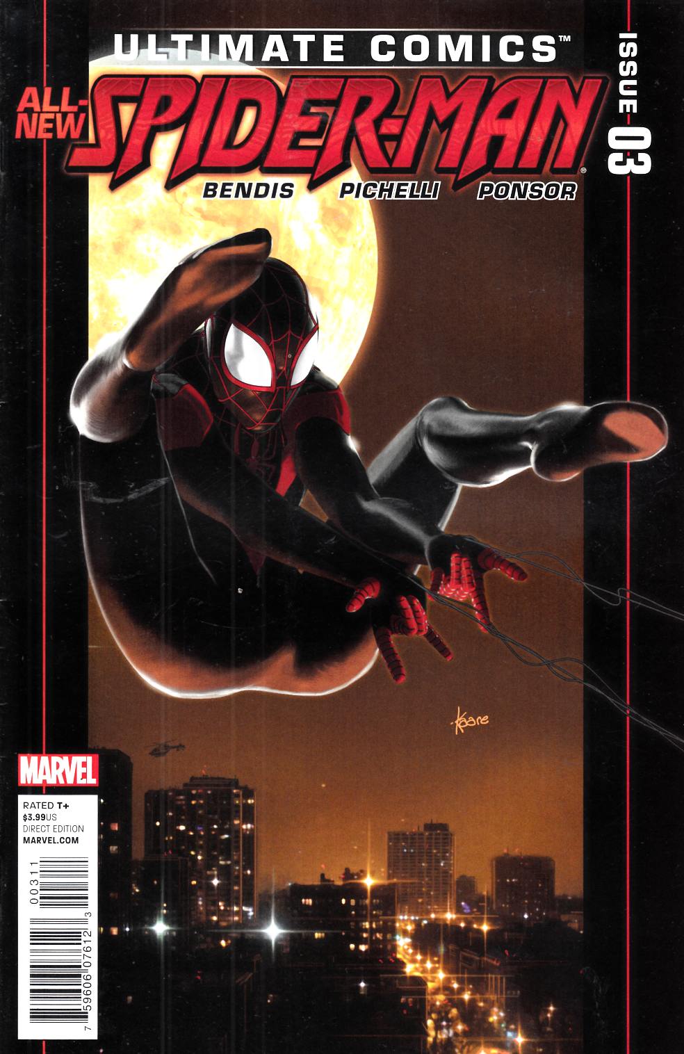Ultimate Comics Spider-Man #3 Very Fine (8.0) [Marvel Comic] LARGE