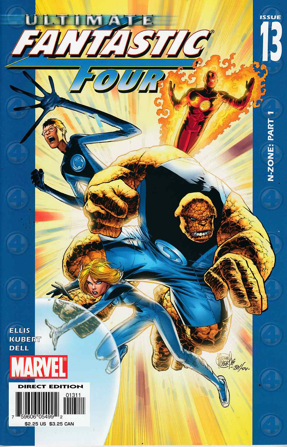 Ultimate Fantastic Four #13 Near Mint (9.4) [Marvel Comic] LARGE