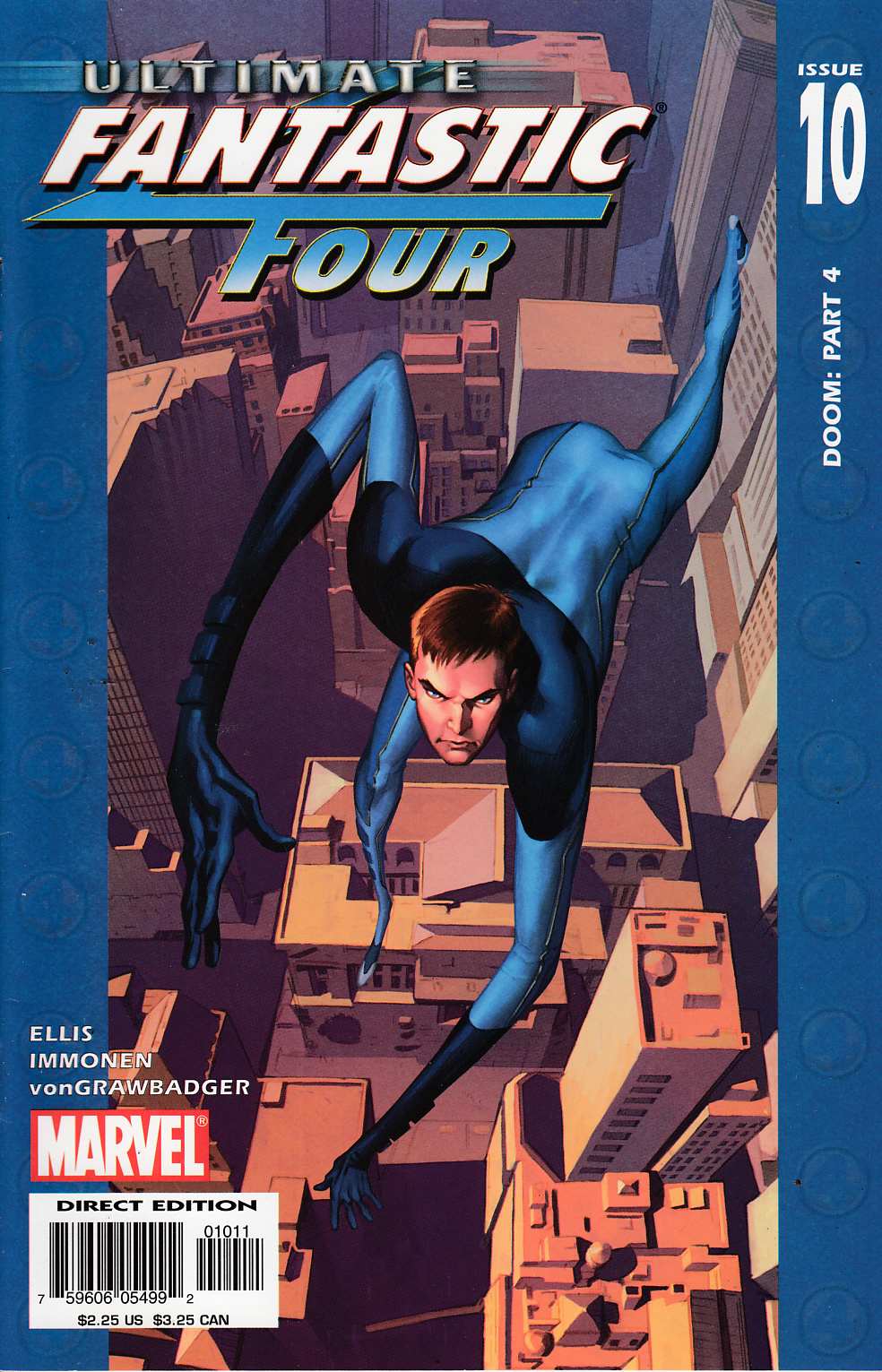 Ultimate Fantastic Four #10 Very FIne (8.0) [Marvel Comic] LARGE
