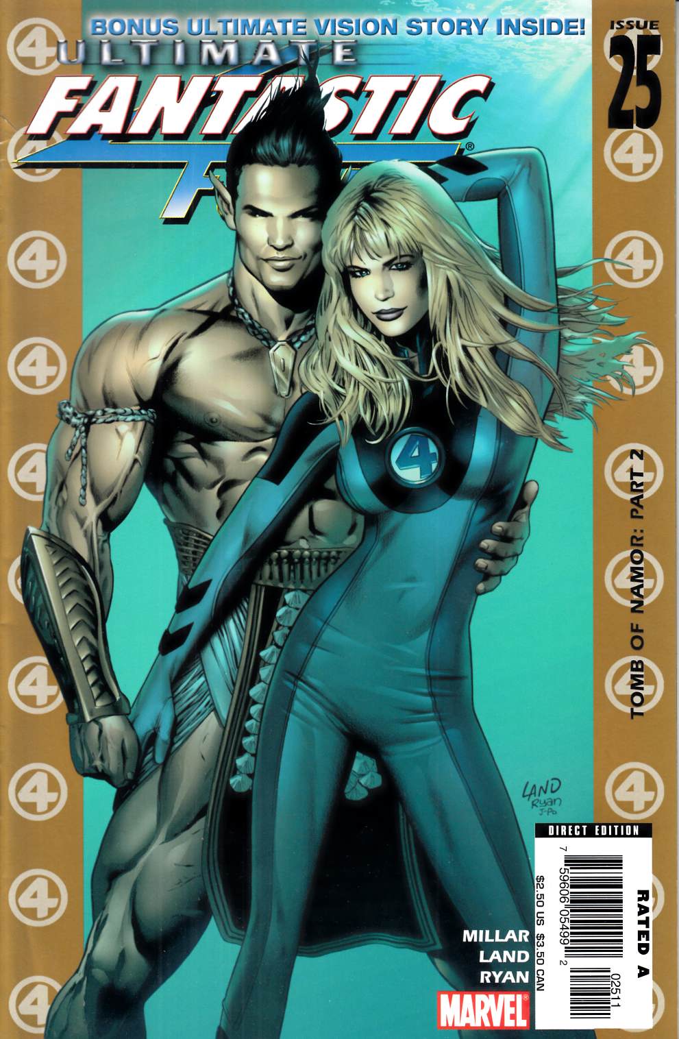 Ultimate Fantastic Four #25 Fine (6.0) [Marvel Comic] THUMBNAIL
